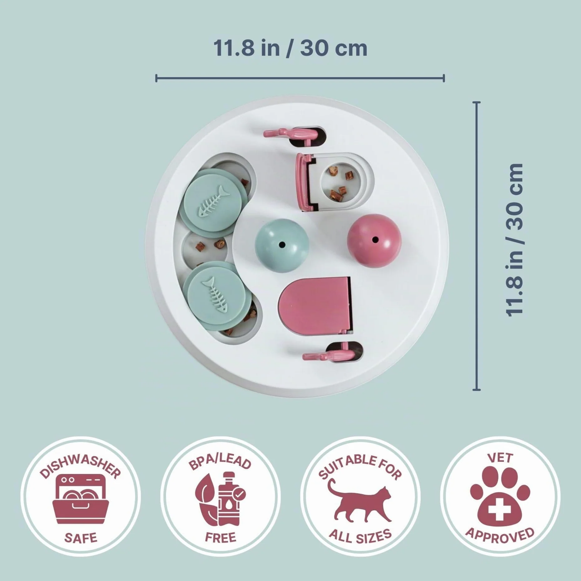 Trixie Flip Board Cat Activity Game