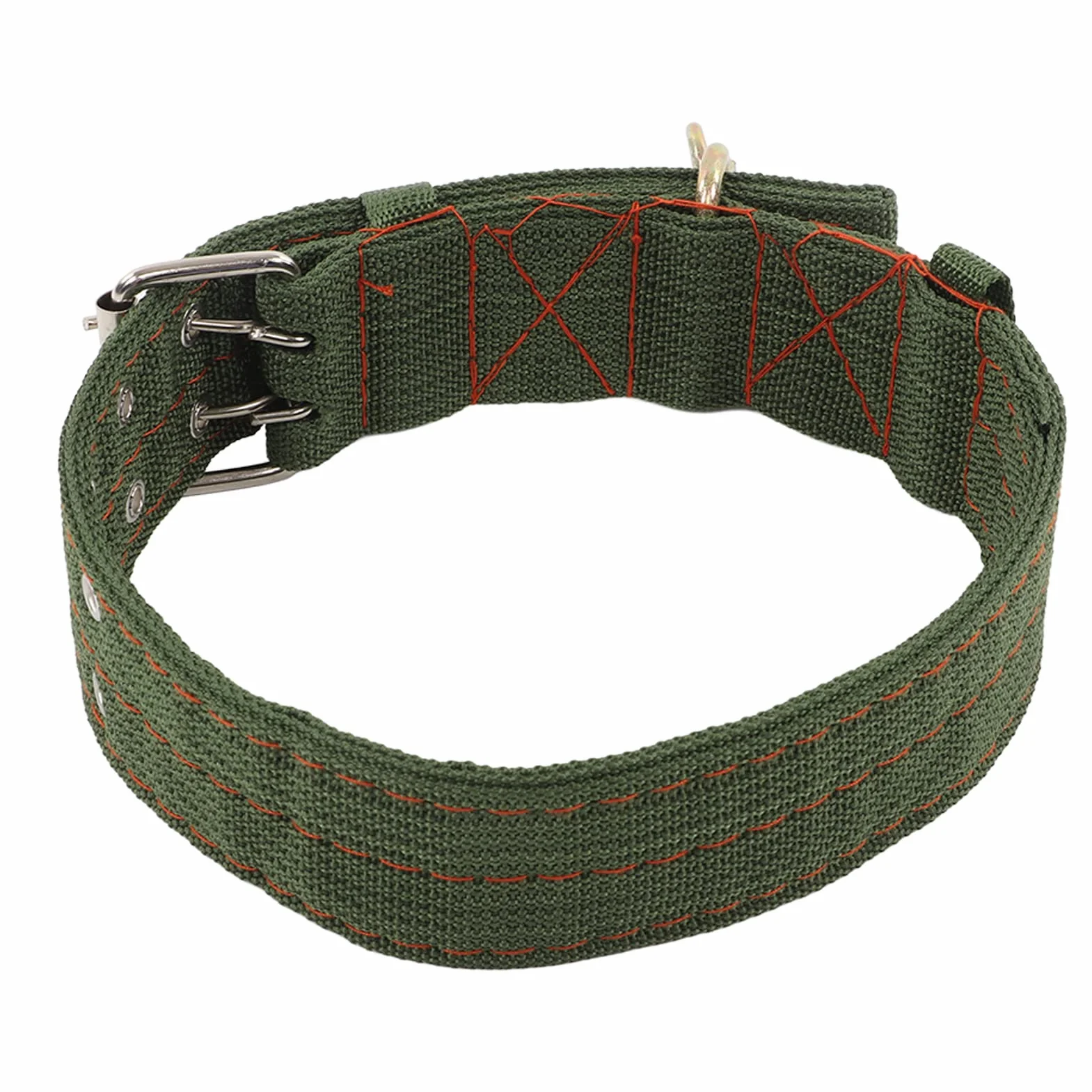 Jiawu Collier de chèvre réglable résistant à l'usure avec boucle ardillon à double rangée pour animaux de la ferme