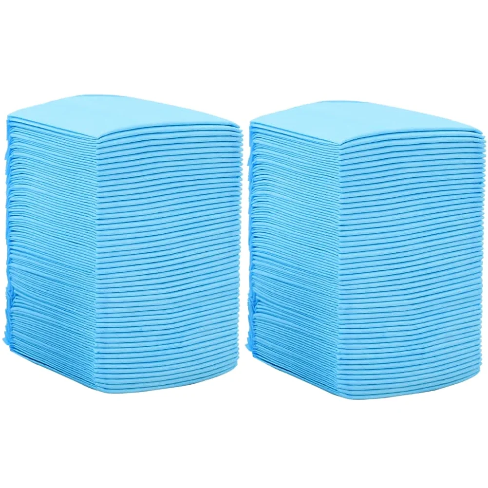 Tapis d’hygiène pour Chiens 100 pcs 45 x 33 cm Tissu Non tissé Absorbant éducateur propreté jetable Protection Sol pour Chiots Incontinence Dressage