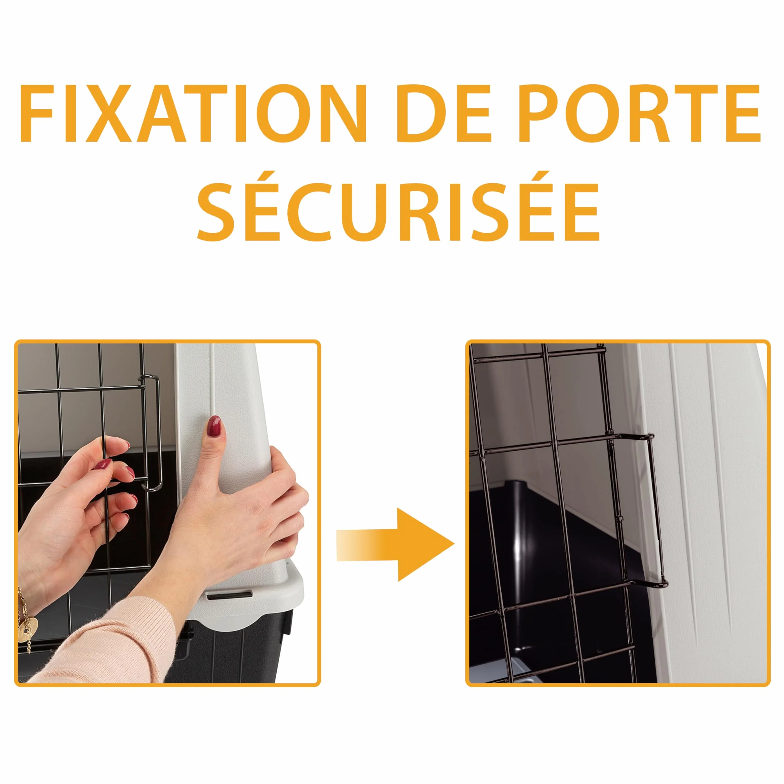 Ferplast ATLAS CAR MINI Transport Chiens Voiture Grilles aération Tapis Drainant