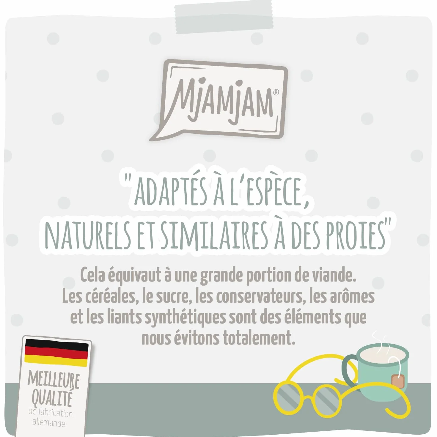 MjAMjAM - Premium Nourriture Humide pour Chats - Senior - Poulet juteux, Paquet de 6 (6x200g), sans céréales