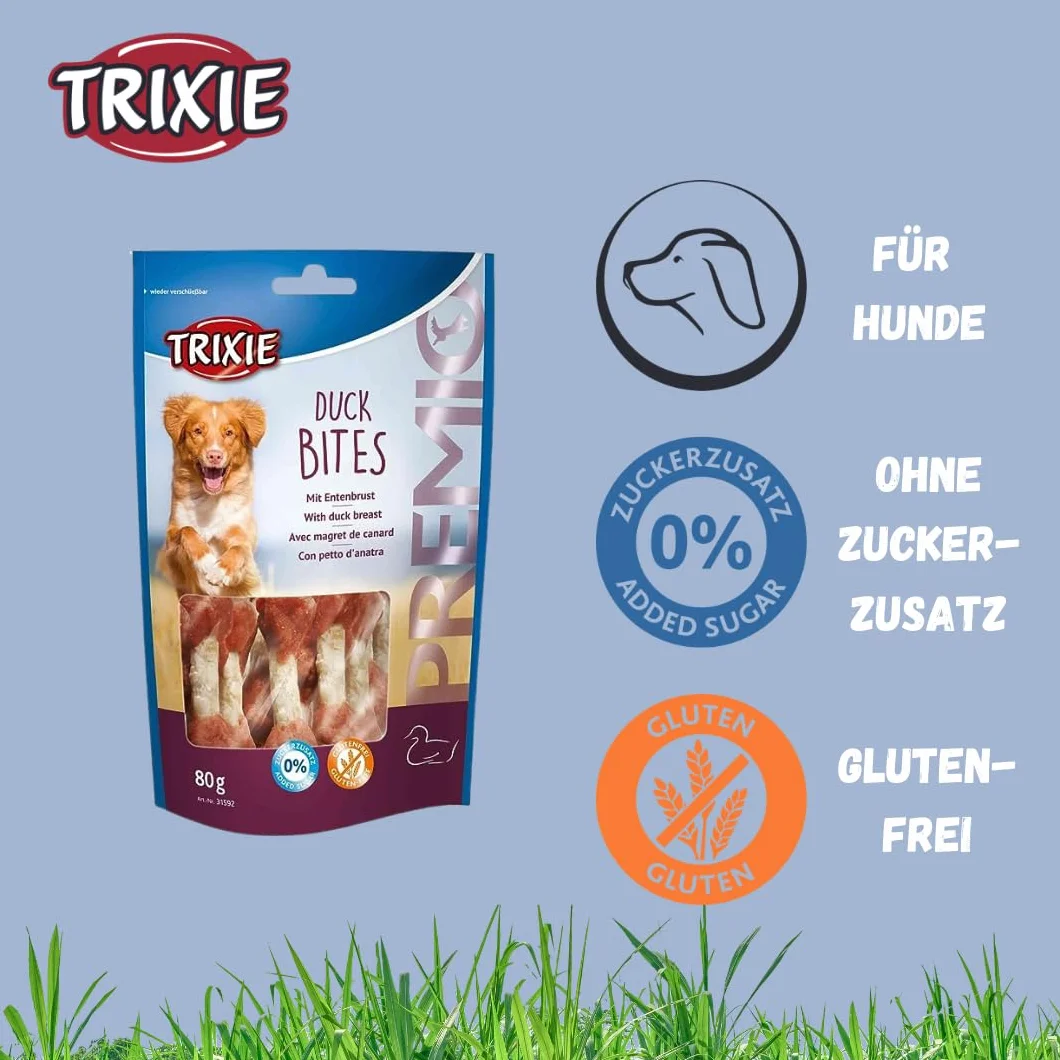 TRIXIE PREMIO bouchées de canard friandises pour chien 80 g
