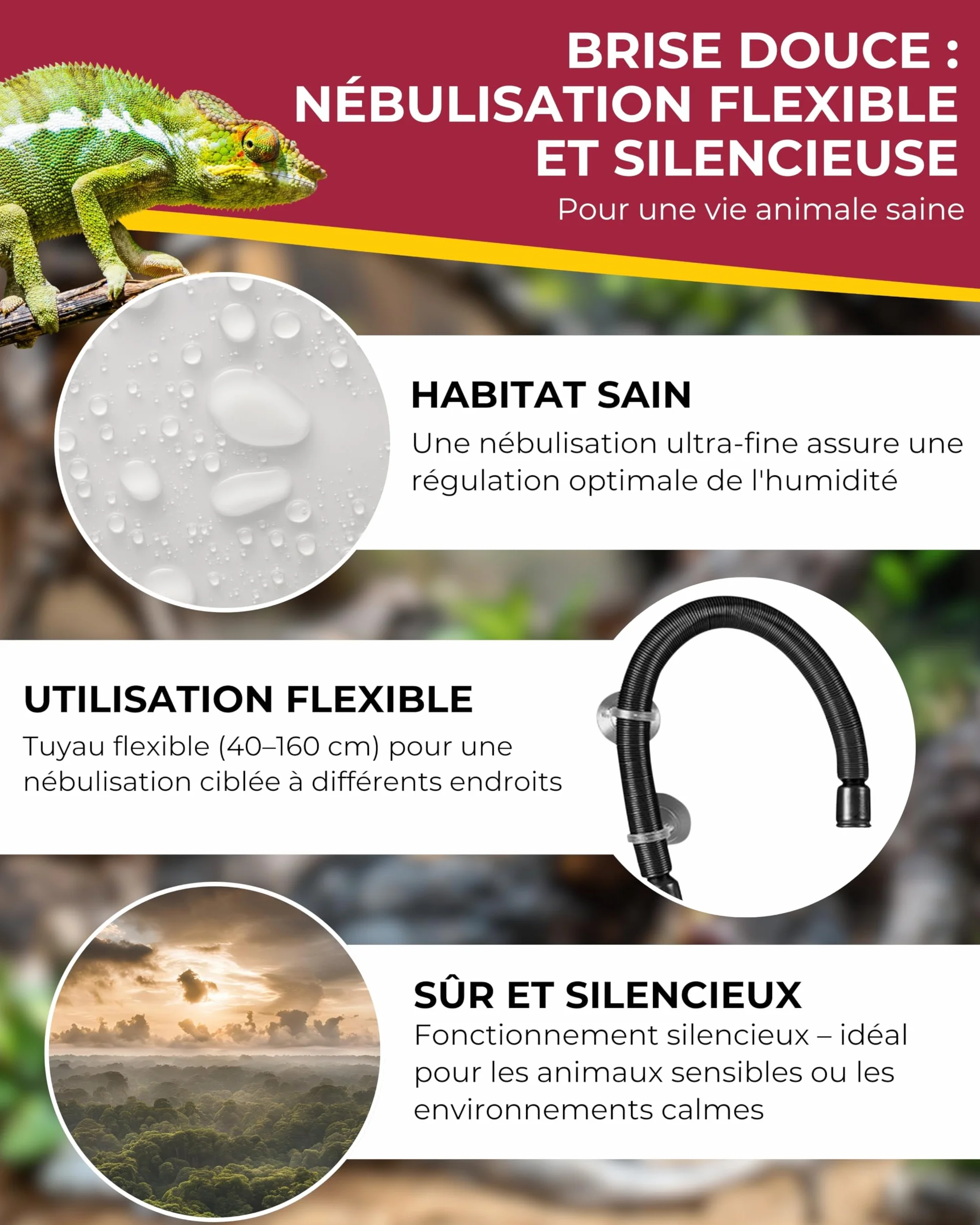 HOBBY Terraristik Système de brumisation numérique pour terrariums 4L