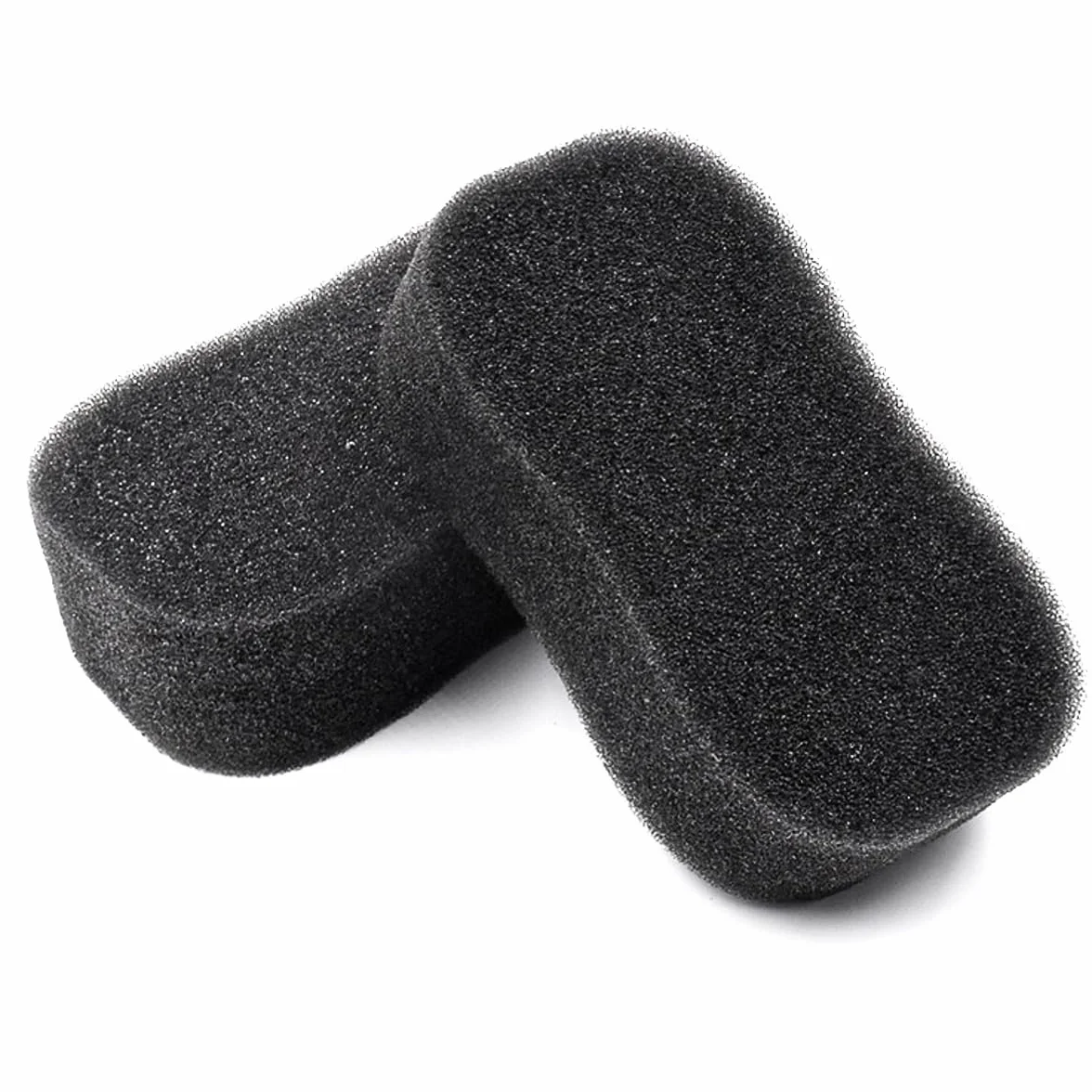 Lot de 6 éponges de toilettage pour chevaux - Nettoyage et épilation du pelage - Éponge noire pour le bain