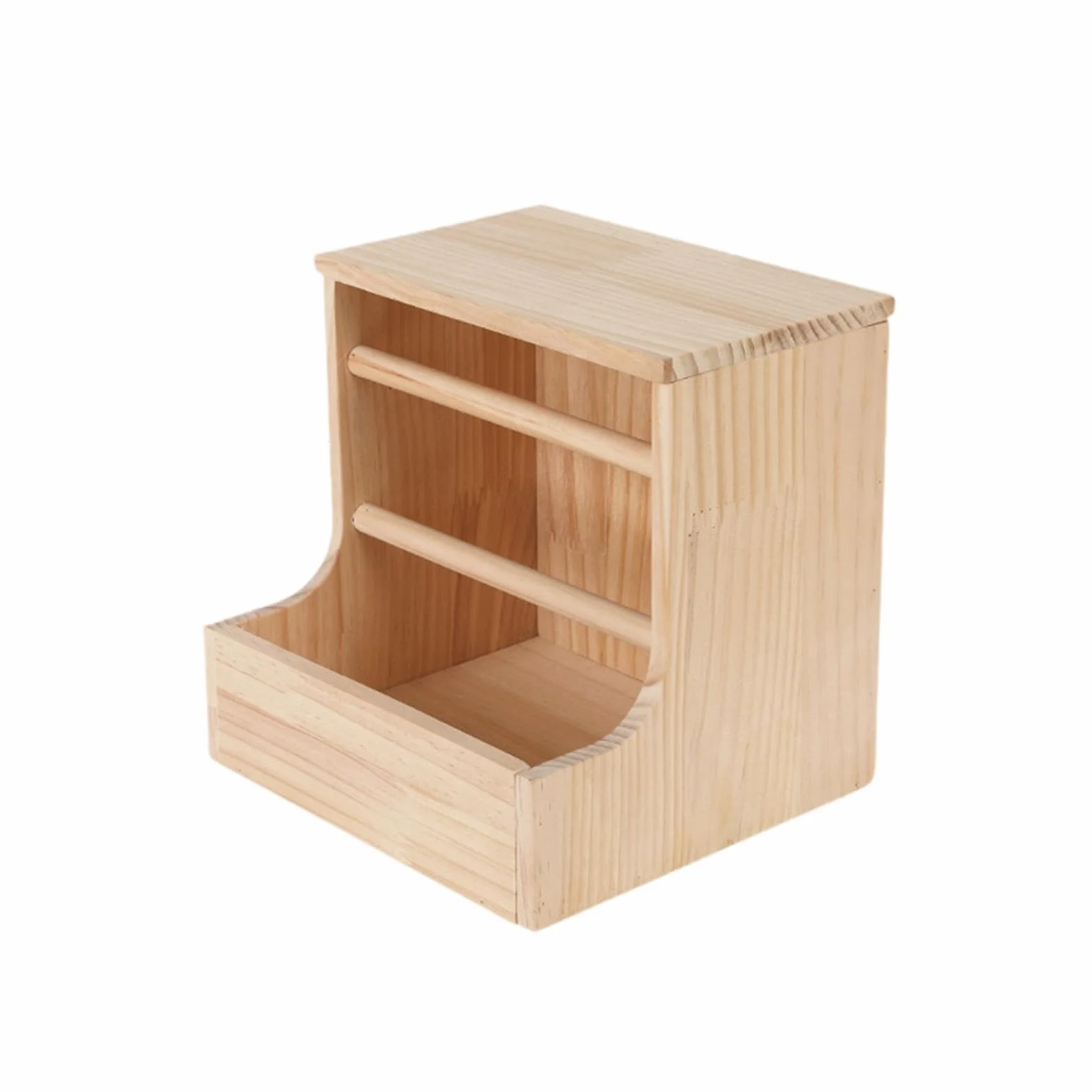 MagiDeal Mangeoire à Foin en Bois pour Lapins, Râtelier à Foin 20x10x20cm