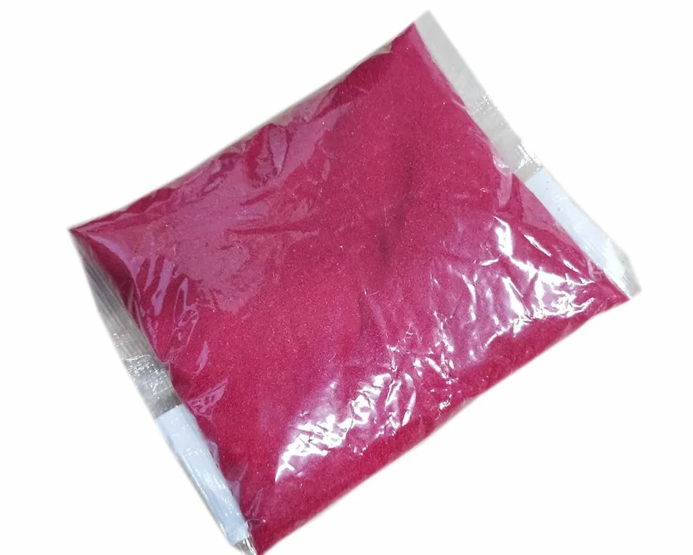 Sable décoratif fin 0,4-0,7 mm rouge amour 1 kg