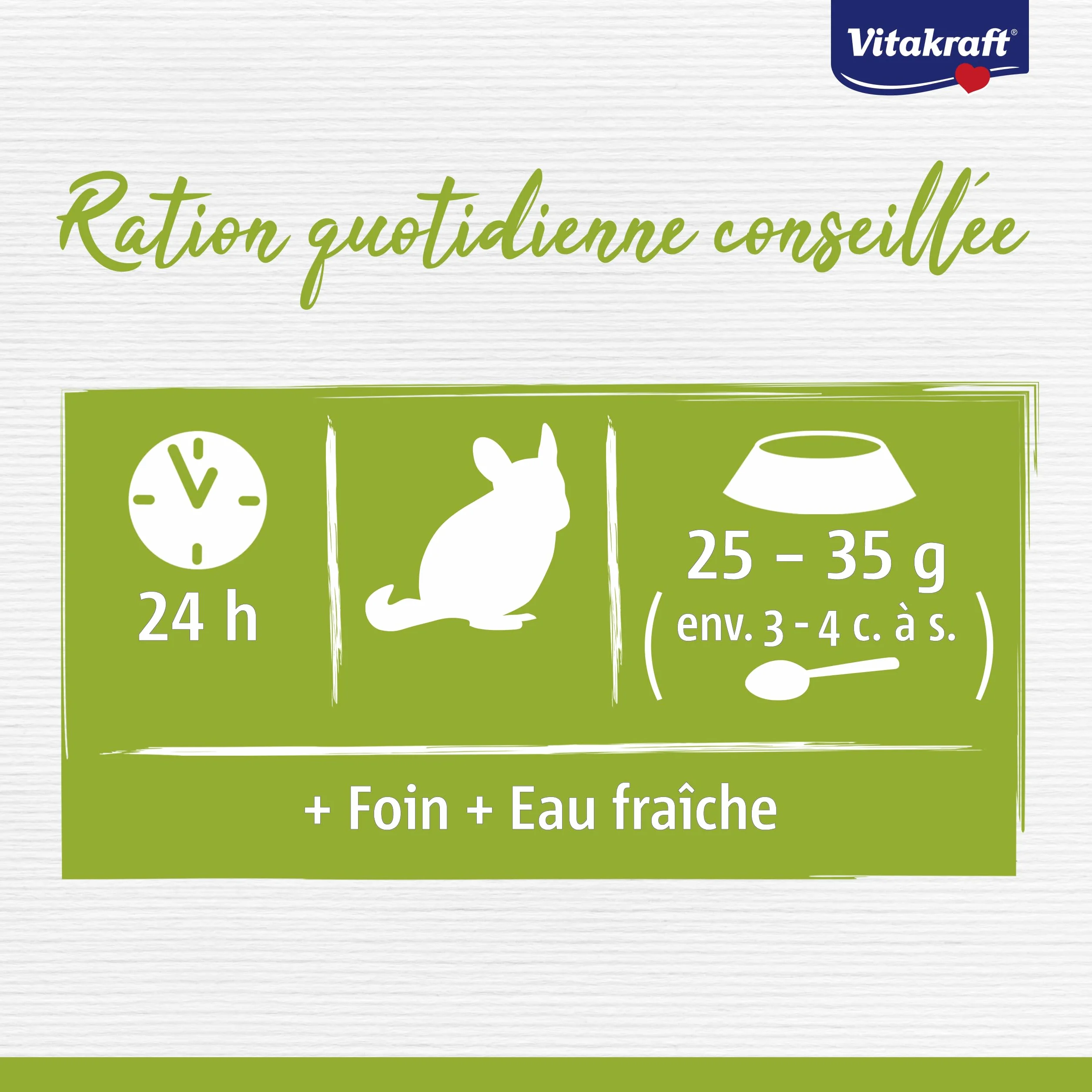 VITAKRAFT Vita Special All Ages Aliment pour Chinchillas avec Herbes et Plantes 600G