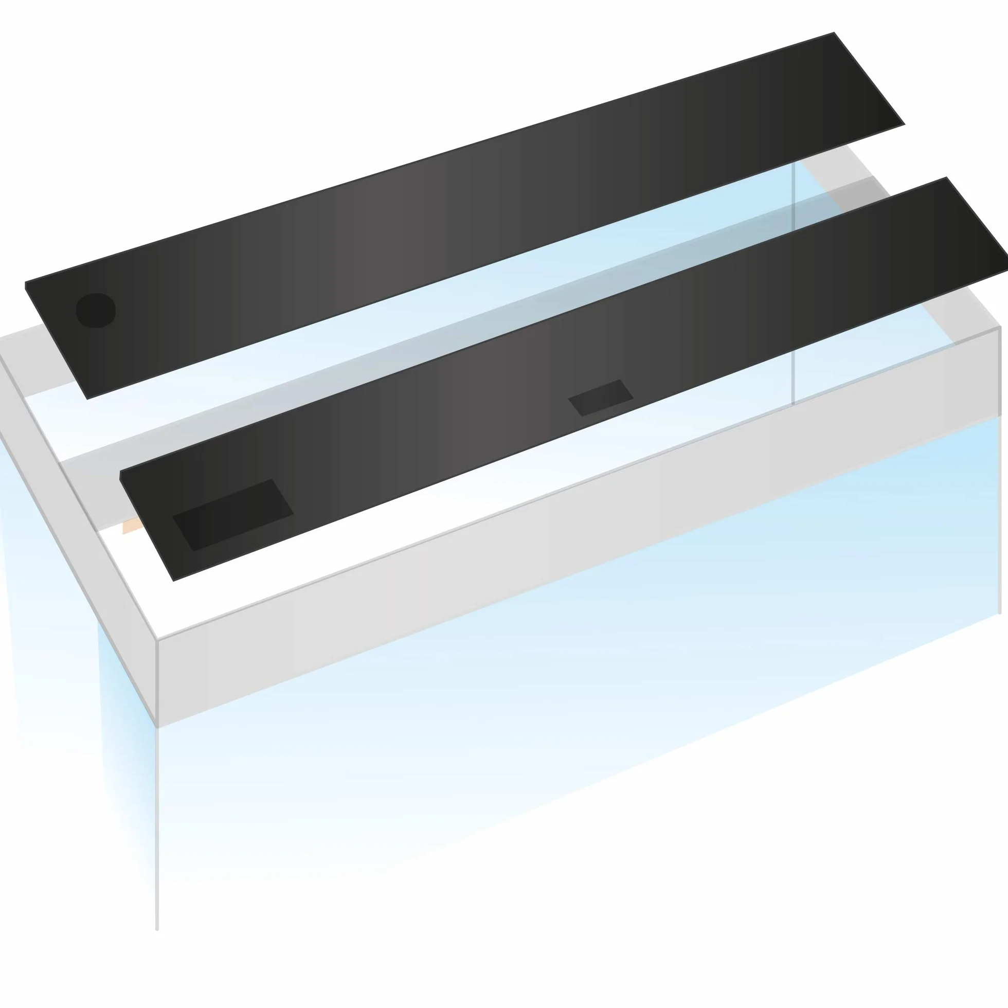 JUWEL Couvercle d'aquarium LIDO 120 Jeu de 2 Tubes