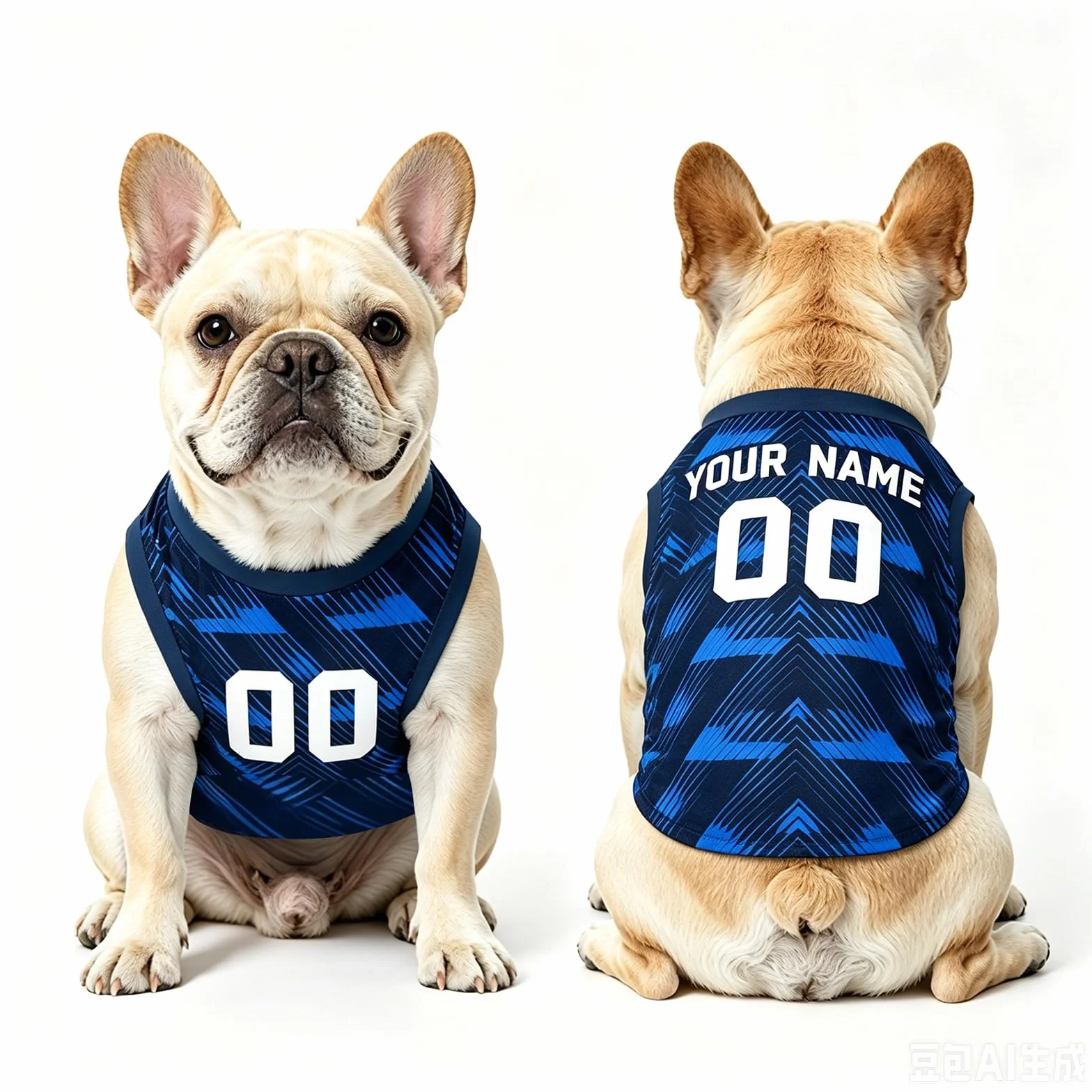 Tshirt Personnalisé pour Chien avec Nom & Numéro Coupe du Monde 2026 Maillot pour Chiens Petite et Moyenne Taille