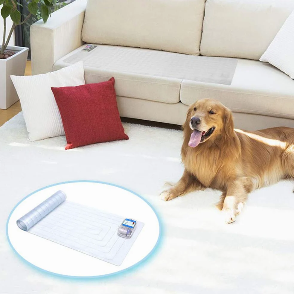 Tapis De Dressage pour Animaux D'intérieur Scatmat pour Chiens Et Chats, Coussin De Choc Électronique pour Animaux De Compagnie, Tapis Répulsif/Dissuasif À 3 Modes pour Garder Les Animaux