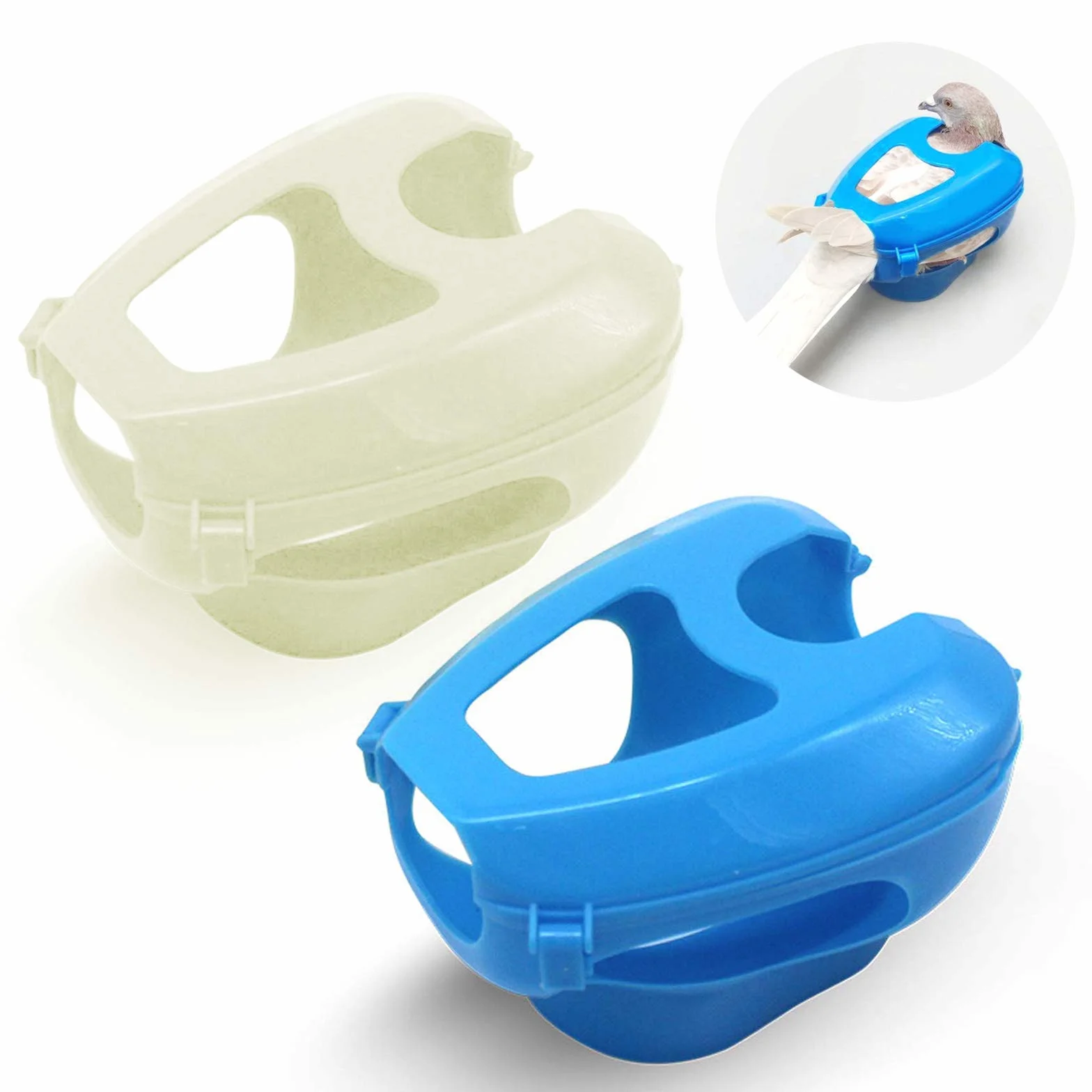 Porte-Pigeons Polyvalent Dove Fixateur d'injection de Vaccination Support Bleu