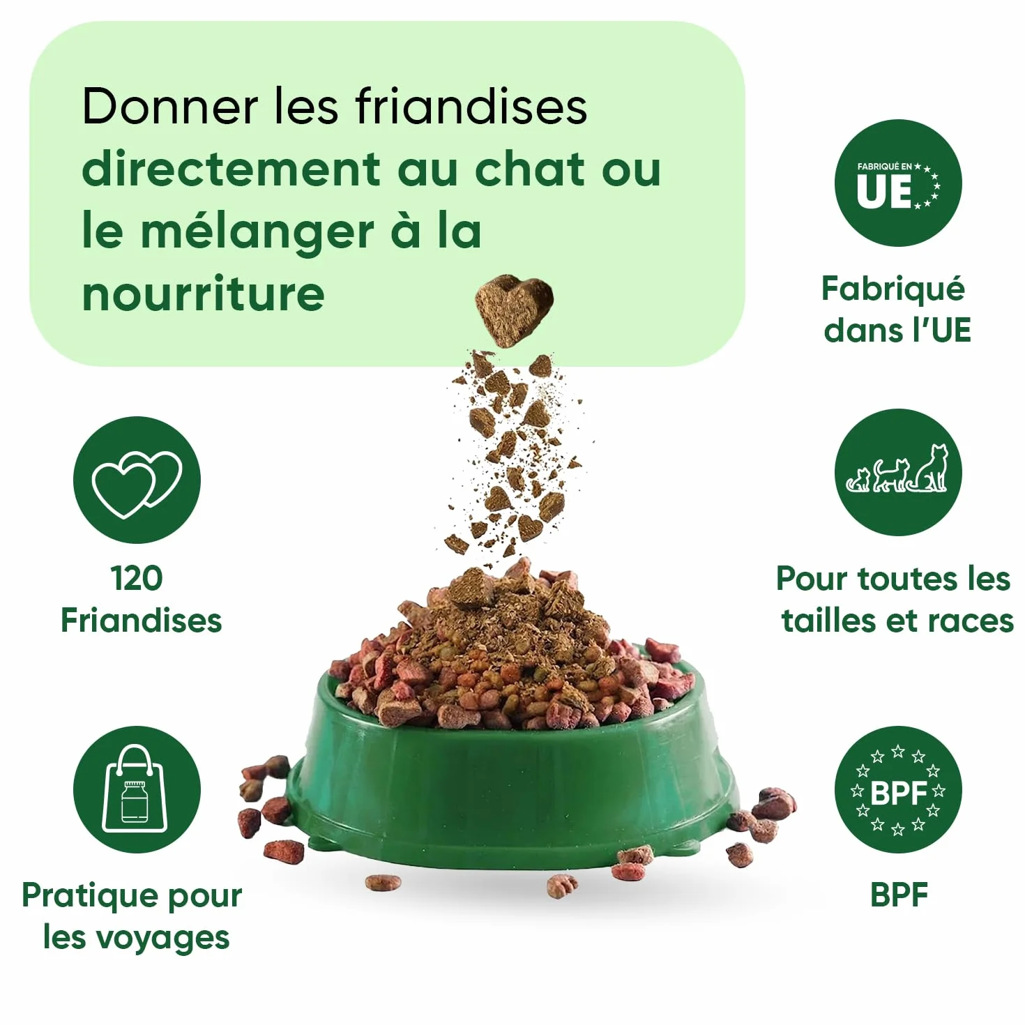 Animigo Calmant Chat 120 Friandises Bouchées Tendres Taurine Ashwagandha Passiflore Mélisse Vitamine B1 Magnésium