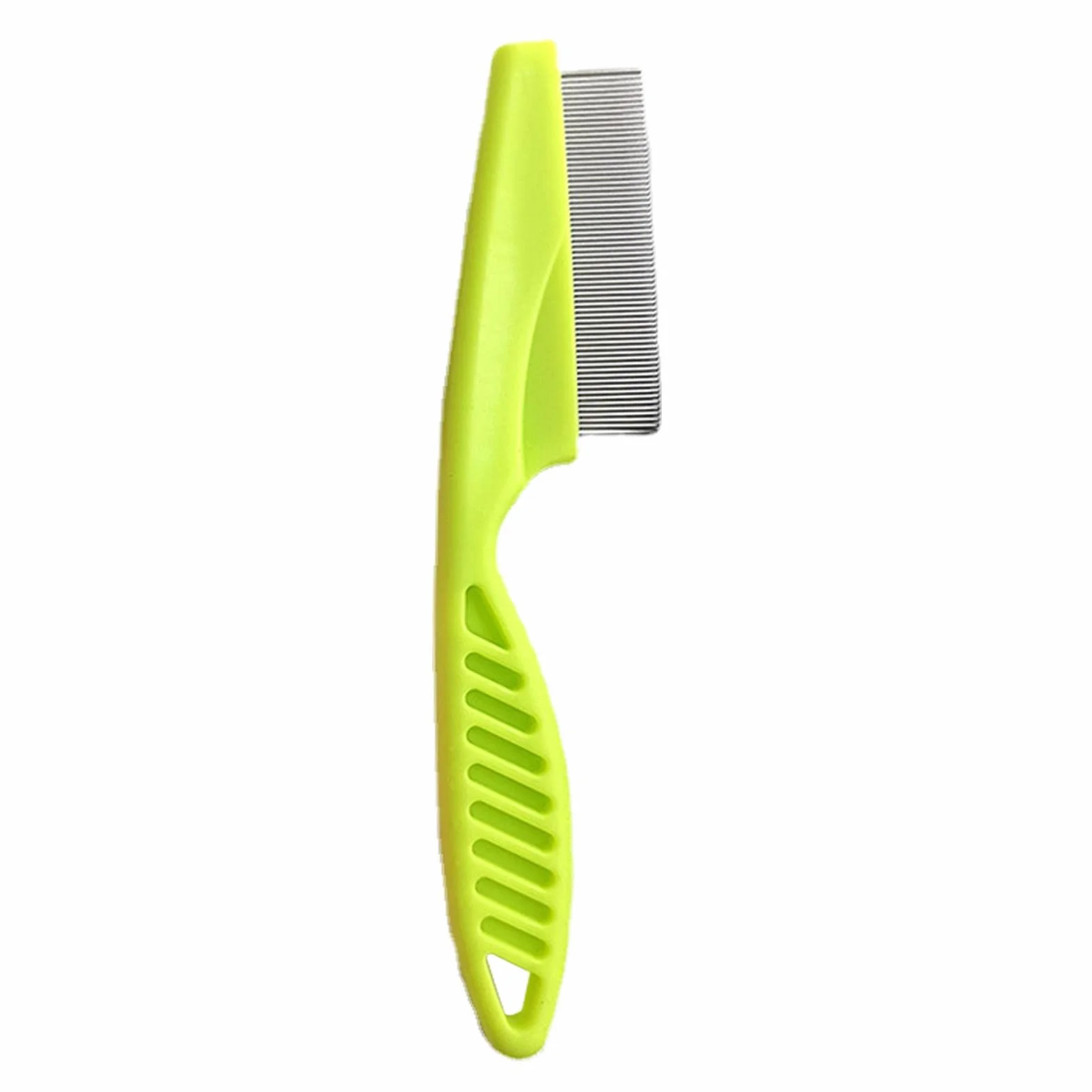 Brosse anti-puces pour chat avec manche épaissi | Peigne pour chiots pour petits chiens | Kit toilettes pour chiens Jingan
