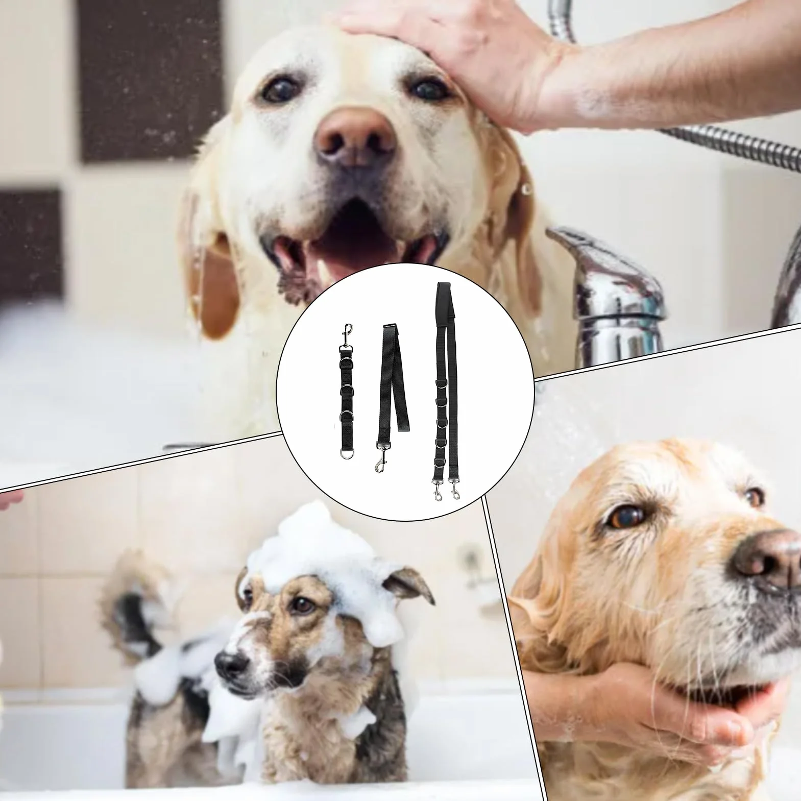 Sangles De Table De Toilettage Pour Animaux Paquet De 3 | Laisse À Boucle D'extension En Nylon Pour Chien Et Chat