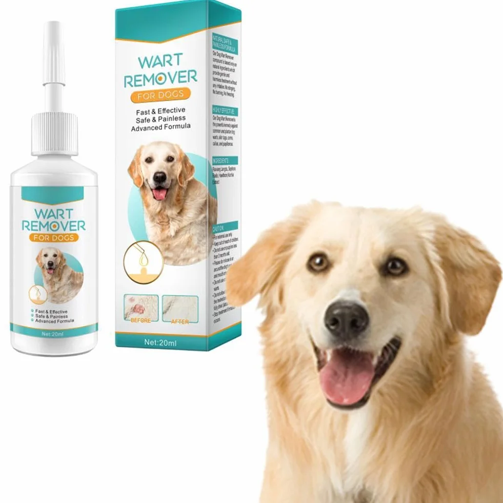 Traitement anti-verrues pour chien – Liquide à base de plantes – 20 ml