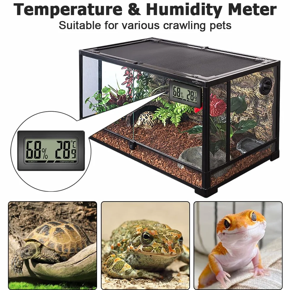 2 Pièces/3 Pièces Thermomètres Hygromètre Intérieur,Moniteur Numérique LCD de Jauge D'humidité Intérieure pour Humidificateurs Réfrigérateur Serre Jardin Cave Placard