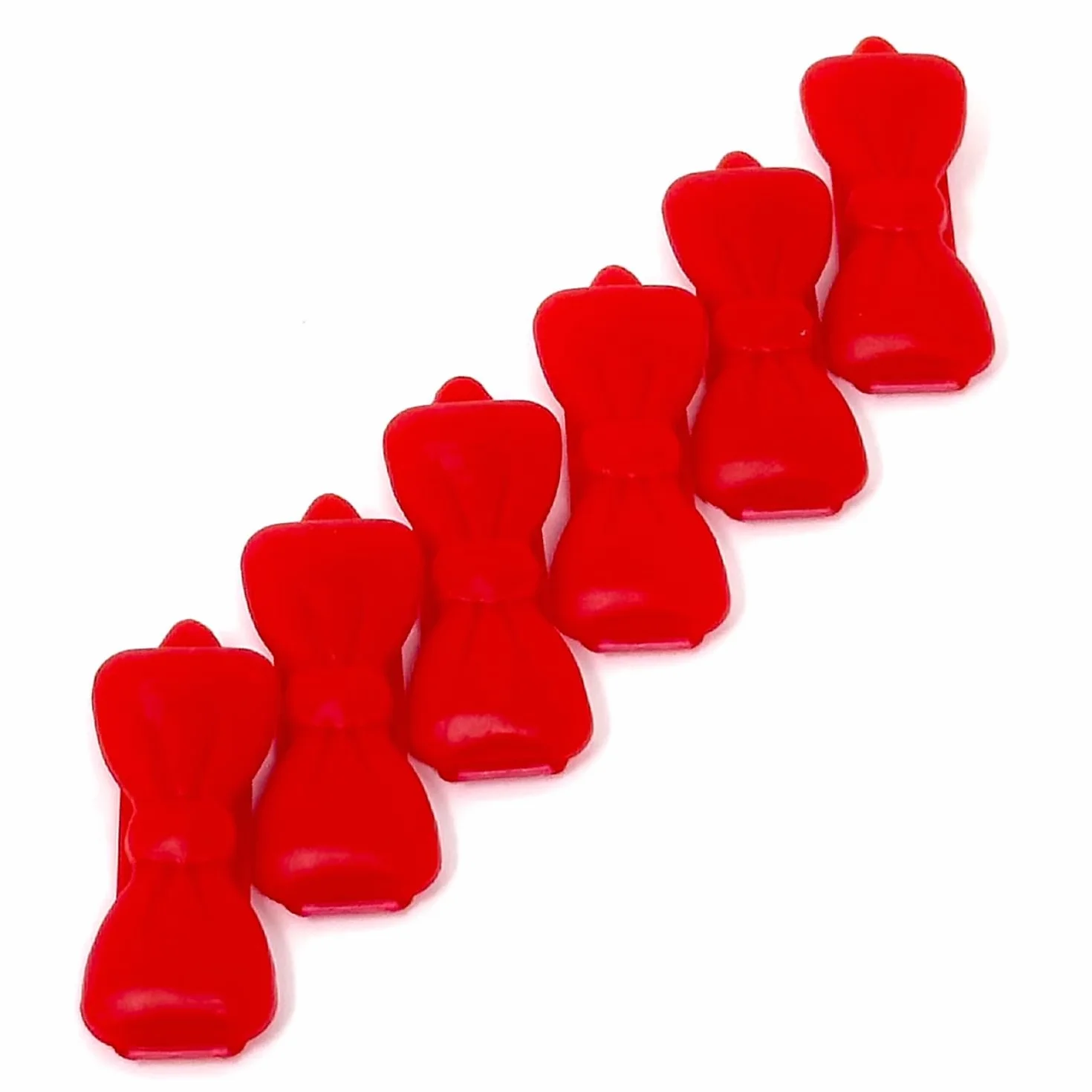 Camtiac Lot de 6 mini pinces à cheveux pour chien Rouge