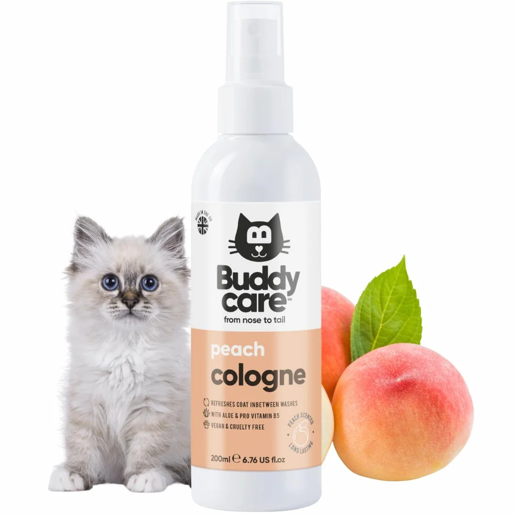 Buddycare Eau de Cologne Chat Pêche 200 ML
