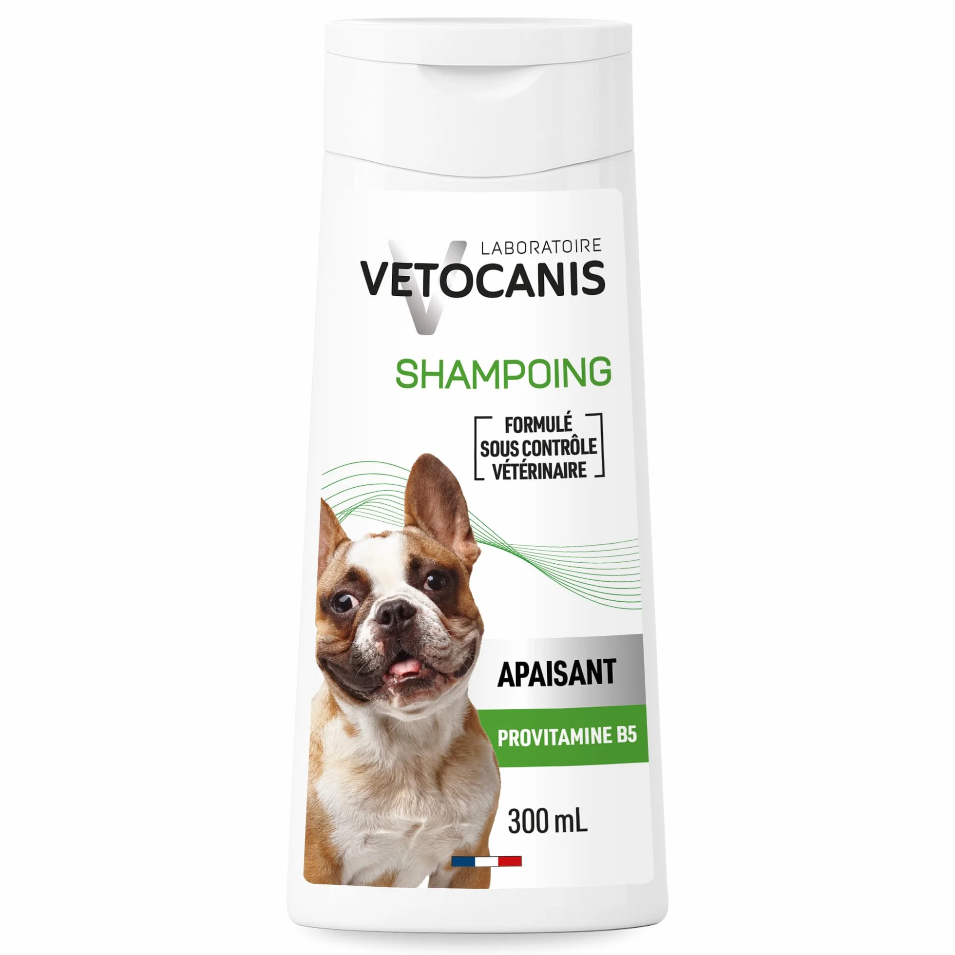VETOCANIS Shampoing Hypo-allergénique, Peaux sensibles pour Chien, 0% de Parabène 0% de Silicone, Format 300ML