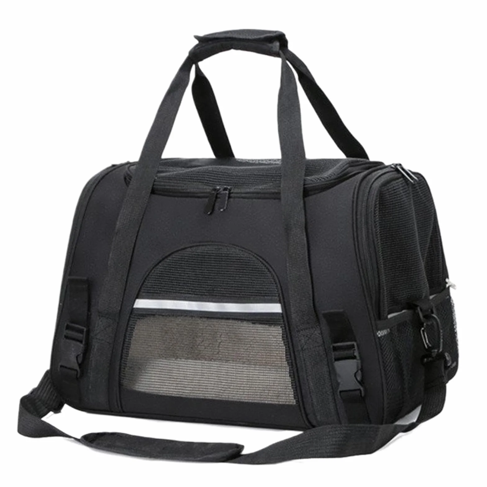 Cage de transport légère pour chat - Pour la randonnée et le camping - Sac ergonomique souple avec poignées pour chats, chatons et petits chiens