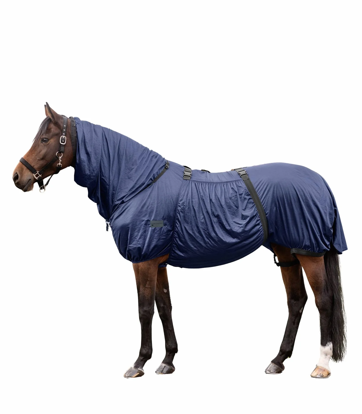 Waldhausen Couverture anti-eczéma Basic Bleu nuit 155 cm