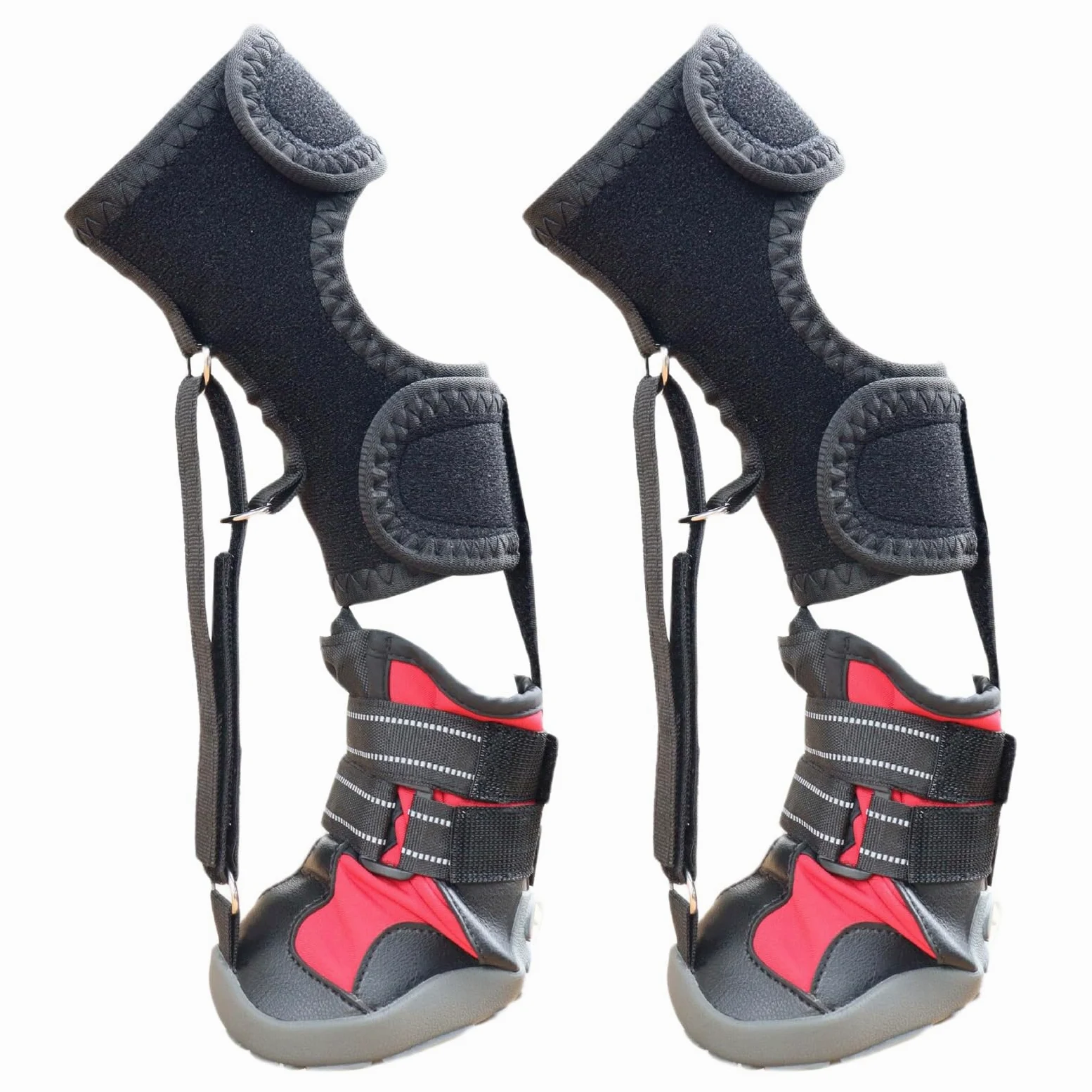 Chaussures pour Chien, attelle de Pied pour Chien avec Bobine pour problèmes de Pied, améliorant la Marche, Aucune Chaussure d ' attelle de Botte d ' Articulation