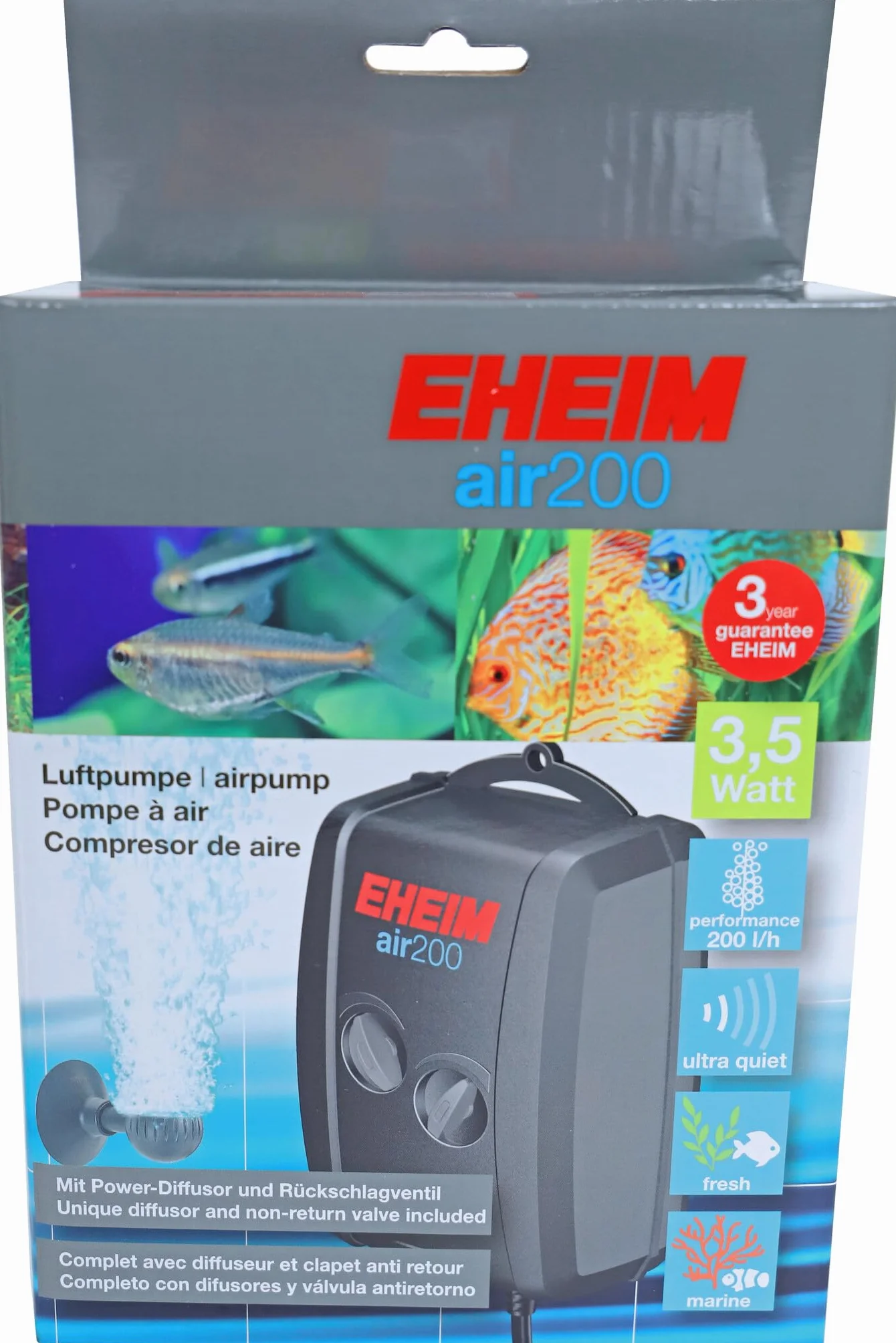 Eheim pompe à air 200L Aquariophilie