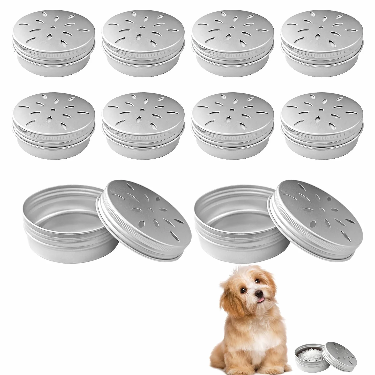 Canettes en Aluminium 60 ML pour Dressage Olfactif de Chiens, Accessoires de Dressage Renifleur