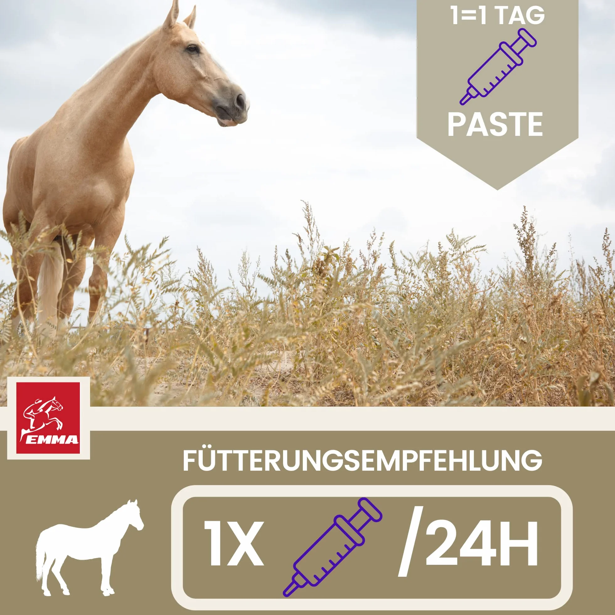 Magnésium Cheval 2 * 30ml Pâte calmante pour Chevaux Calm Relax Booster I Anti-Stress calmant nerveux L-tryptophane I en Cas d'anxiété Transport I Pâte de magnésium sérénité Cheval nerveux Haute Dose
