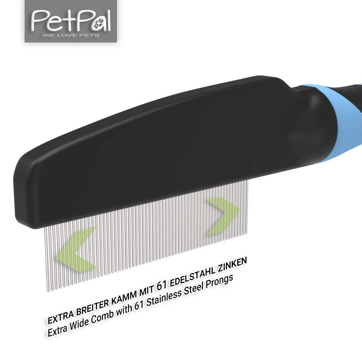 PetPäl Peigne Anti-puces pour Chien & Chat – Peigne Antipuces Professionnel