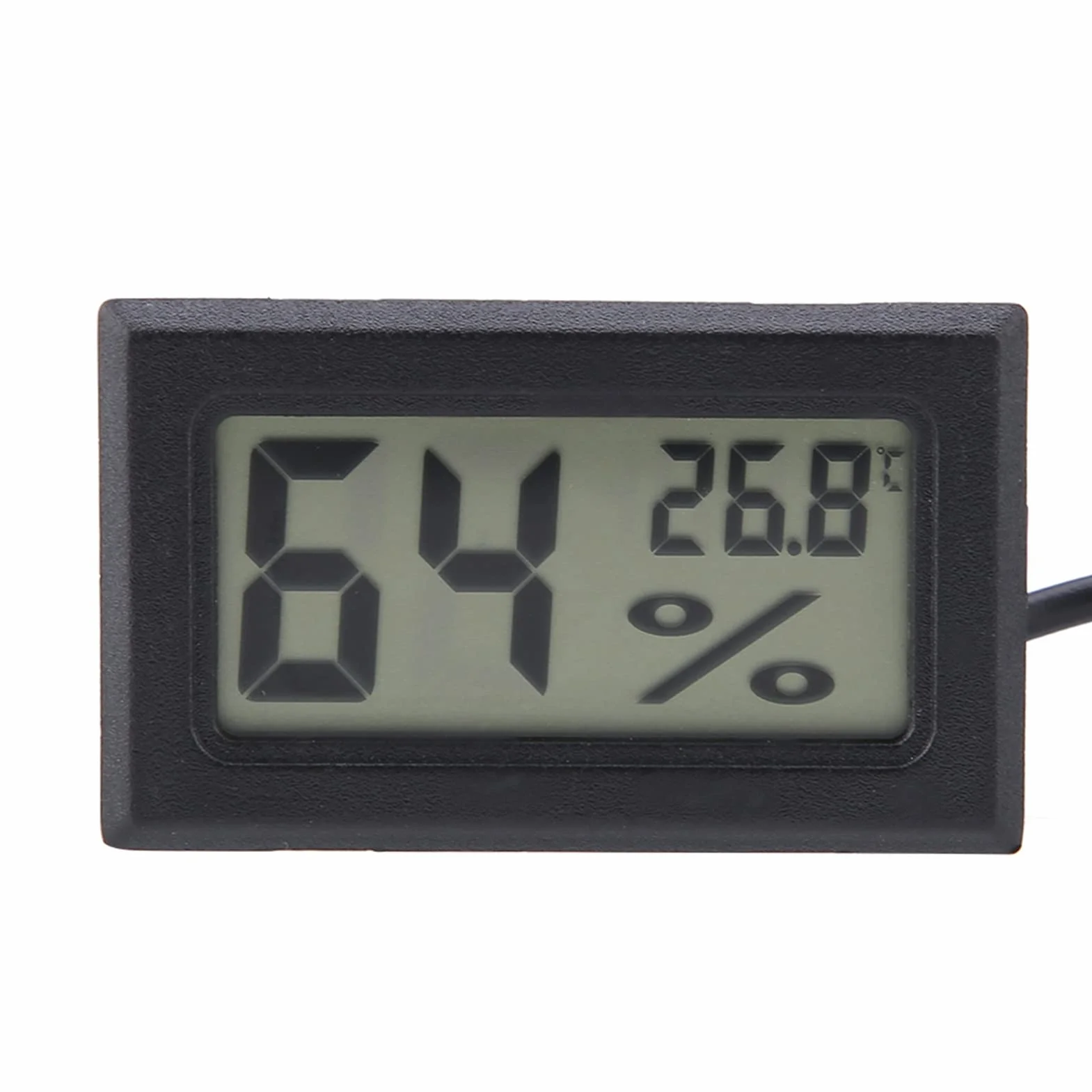 Hygromètre Thermomètre LCD avec Sonde Externe pour Incubateurs Aquarium Reptiles