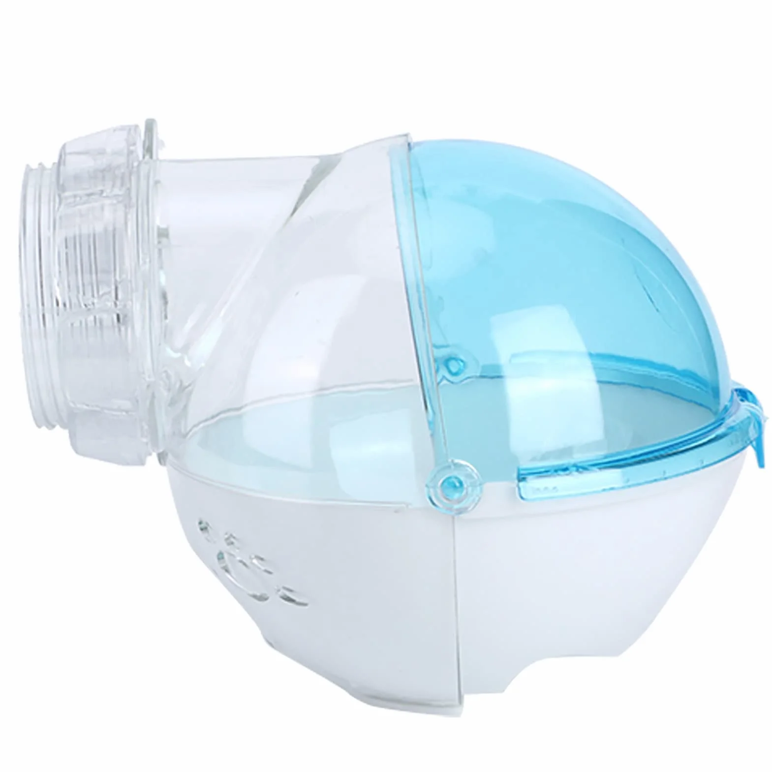 KIMISS Cage Métallique pour Hamster avec Bac à Sable de Bain – Bac à Litière pour Salle de Bain pour Petits Animaux | Idéal pour Les Hamsters, Les Souris et Autres Petits Rongeurs (Blue)