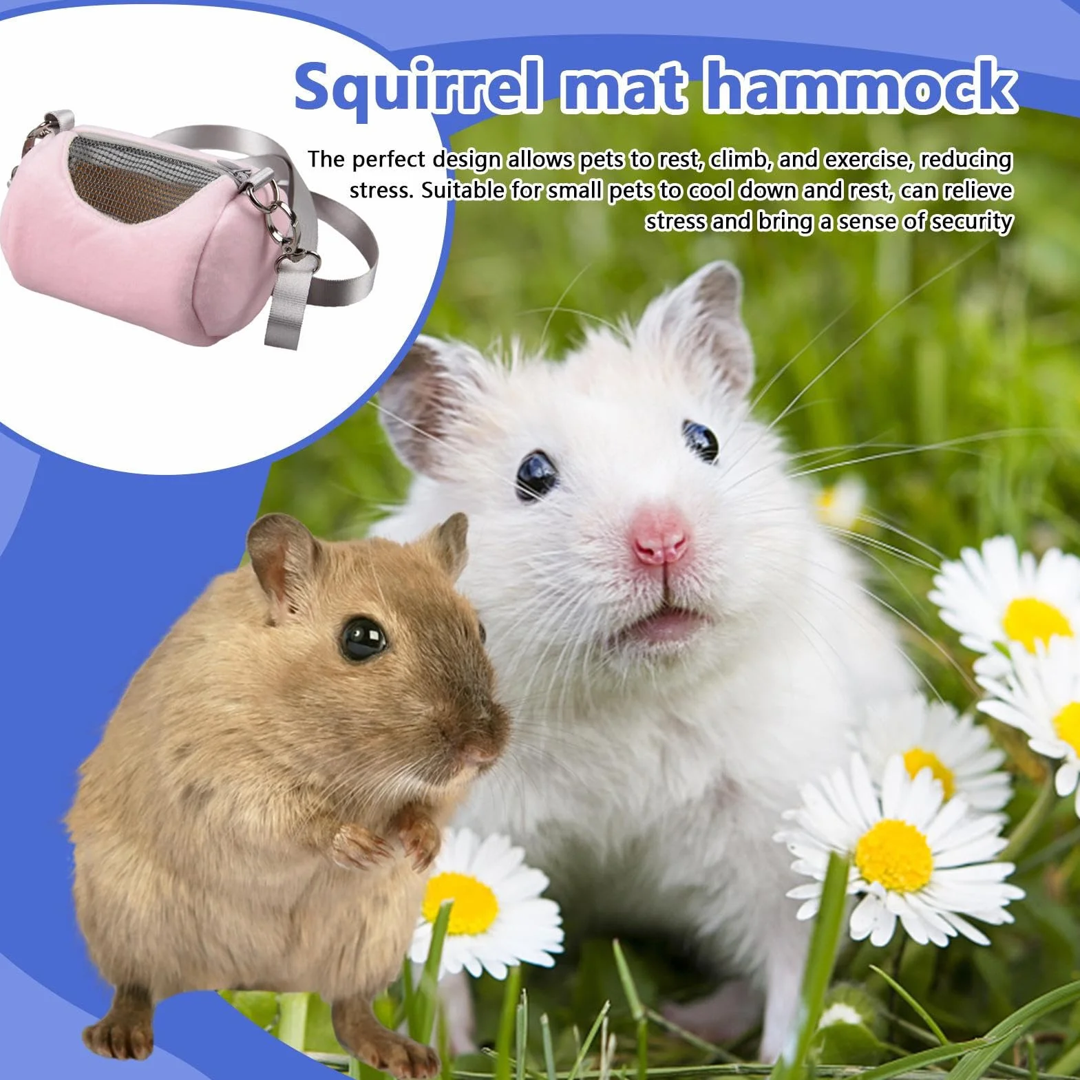 Sac de transport pour cochon d'Inde mobile respirant - Kit de voyage pour rongeurs et reptiles
