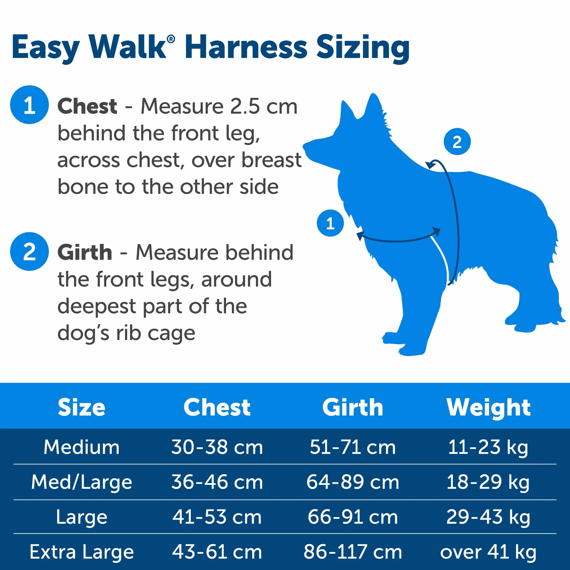 PetSafe Harnais Easy Walk Anti-Traction Laisse 1,8 M Noir Taille L