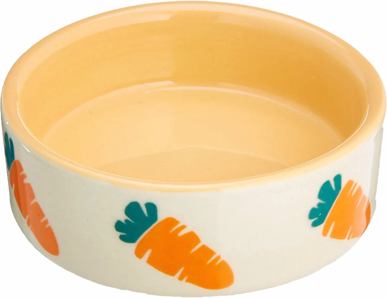 Nobby céramique Carotte Rongeur Beige Orange Ø 7,5 x 2,5 cm