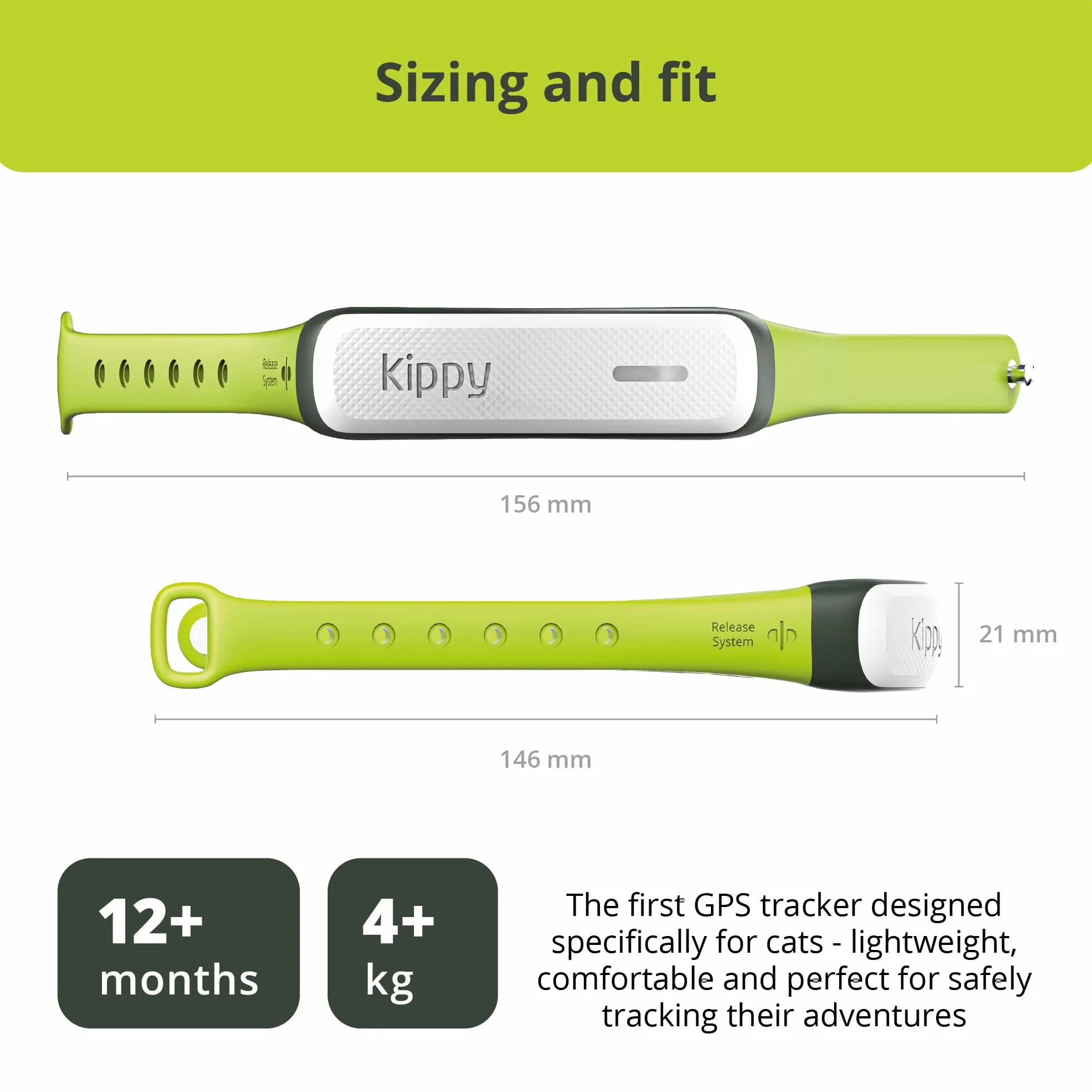 Kippy Pack GPS Chat V2 et Chien - Lot de 2, 1 Collier Chat V2 et 1 pour Chien, Suivi de Santé et d’Activité