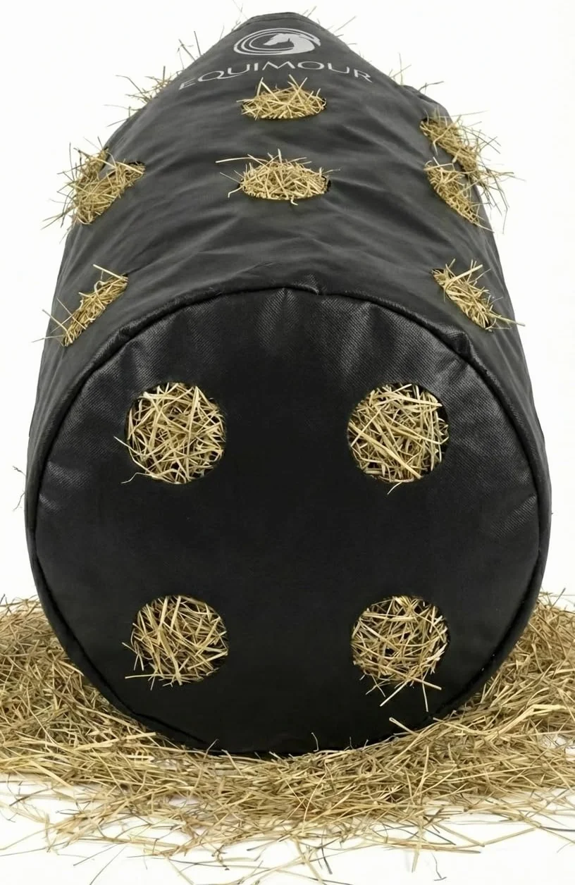 Hay Bag Sac à foin 195 l - Filet à foin pour chevaux Slow Feeder - Résistant aux intempéries
