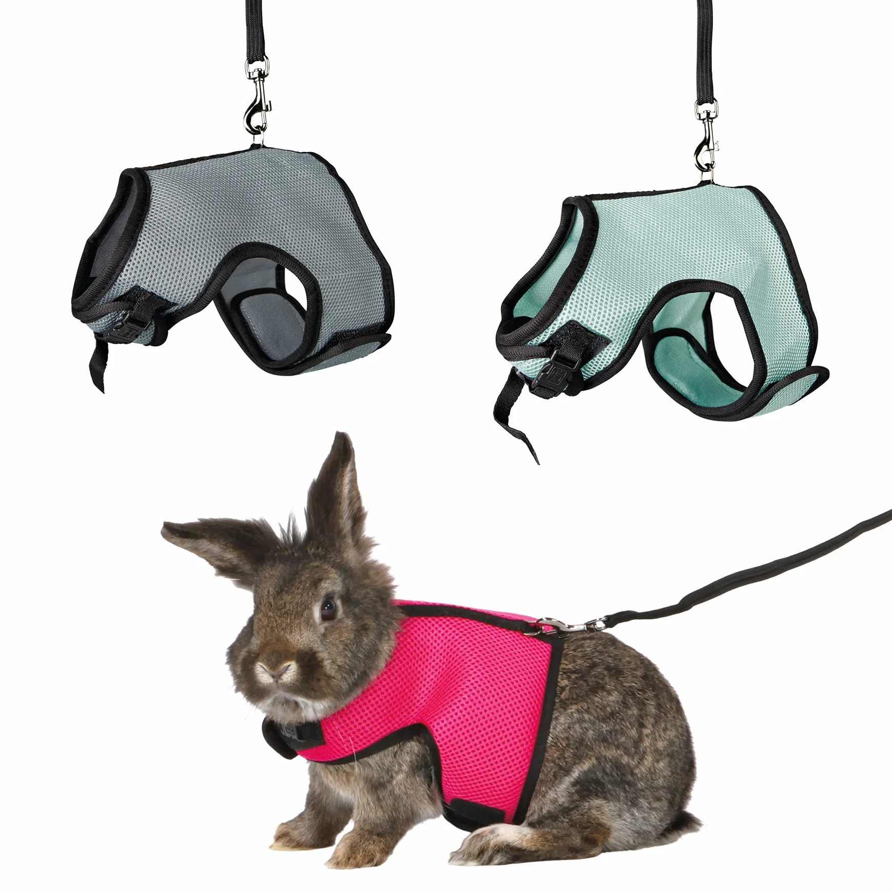 Trixie Harnais avec Laisse pour Lapins Nylon 25-32 cm 120 m- (Couleur Aléatoires)