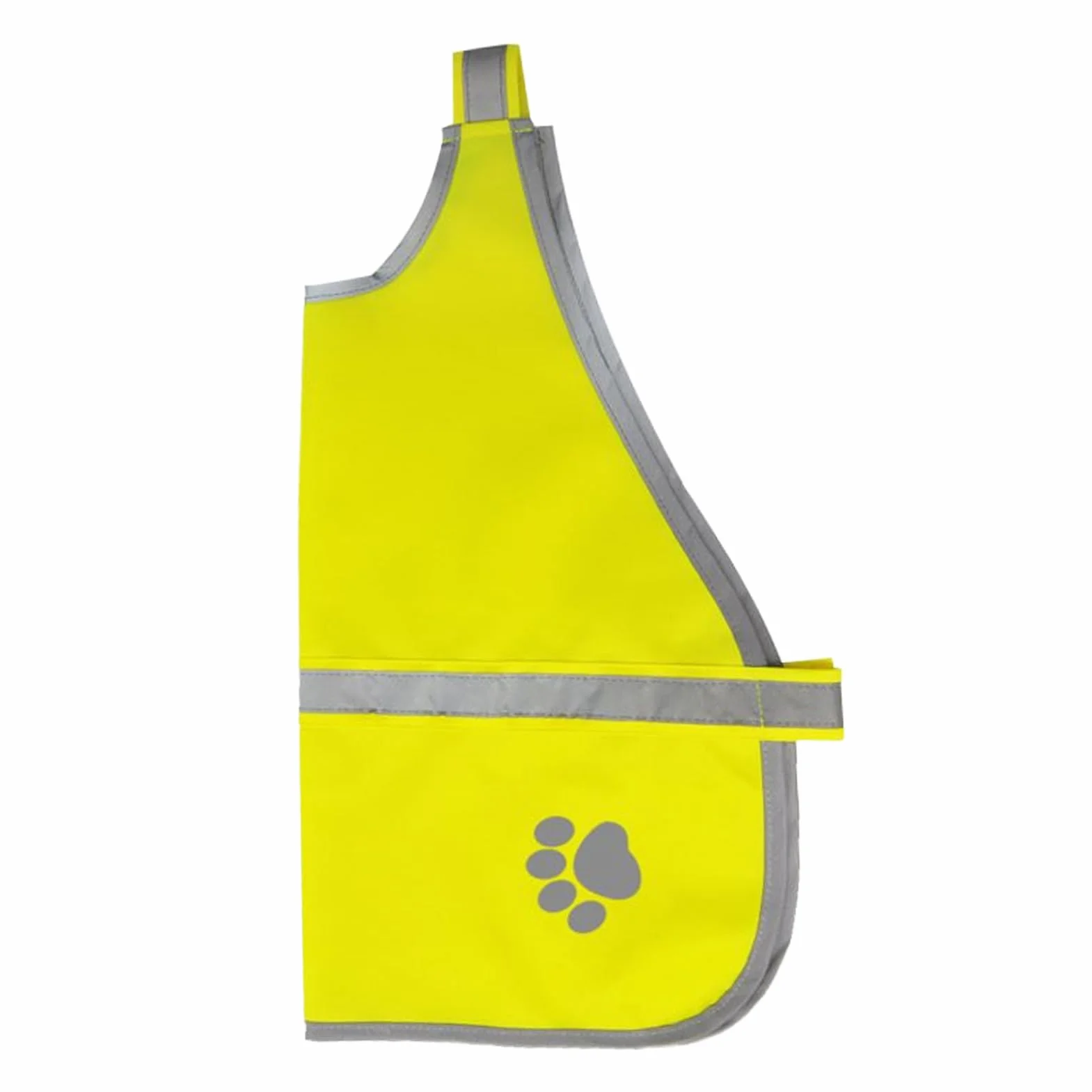 Gilet Orange Réfléchissant pour Chien Haute Visibilité Ajustable