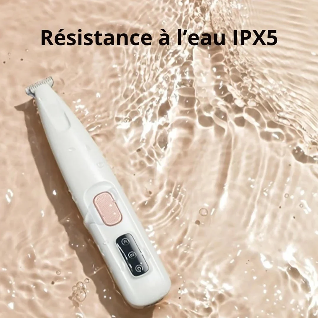 Tondeuse pour Chat Silencieuse Rechargeable Lames Hypoallergéniques Anti-Nœuds Poils Longs Courts