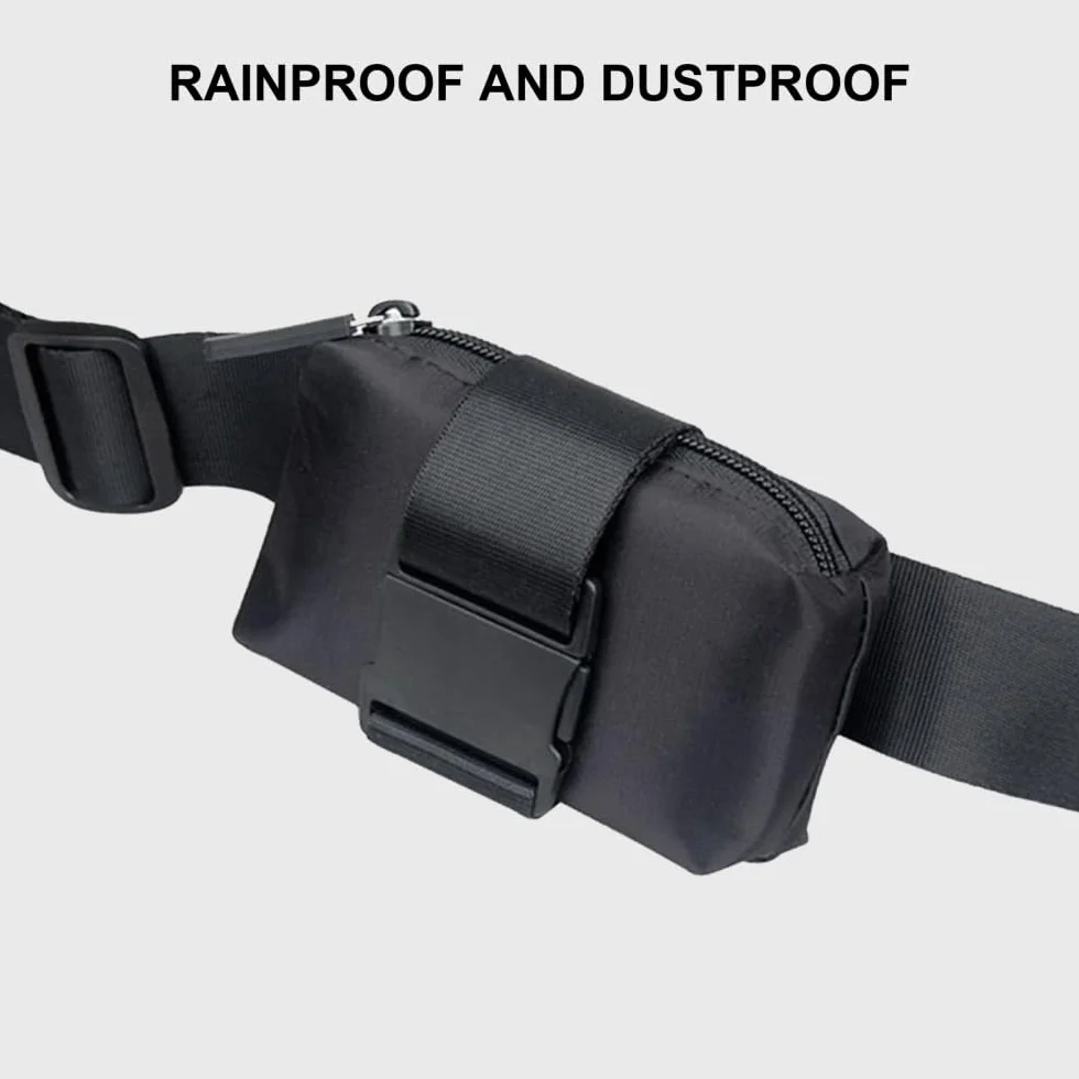 Pochette de Traqueur de Traction pour Chien,Sac de Transport pour Localisateur Animaux de Compagnie avec Sangle Réglable de 50 a 80cm pour Appareils de Localisation de Bétail(Localisateur Non Inclus)