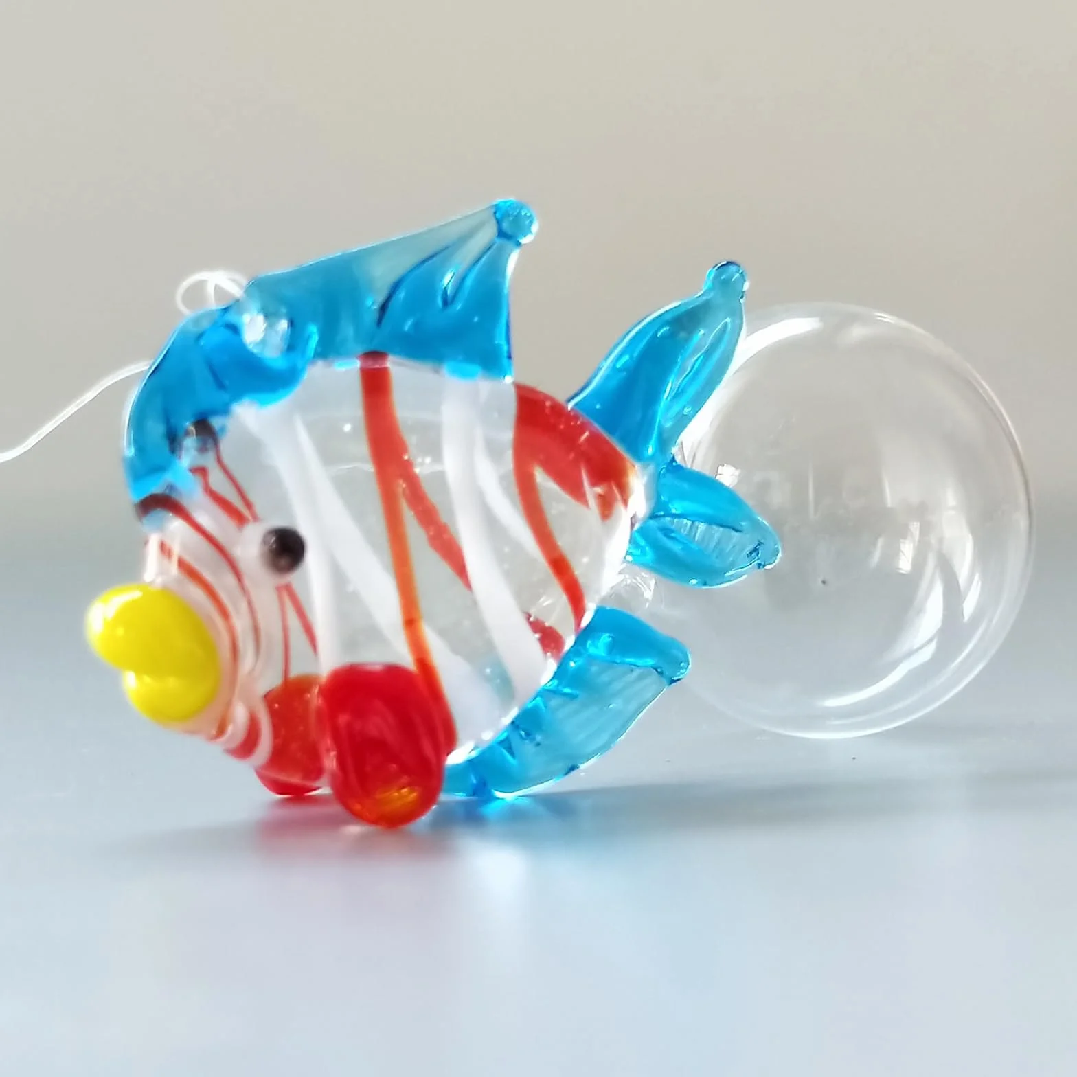 Lot de 6 boules flottantes en verre coloré pour aquarium