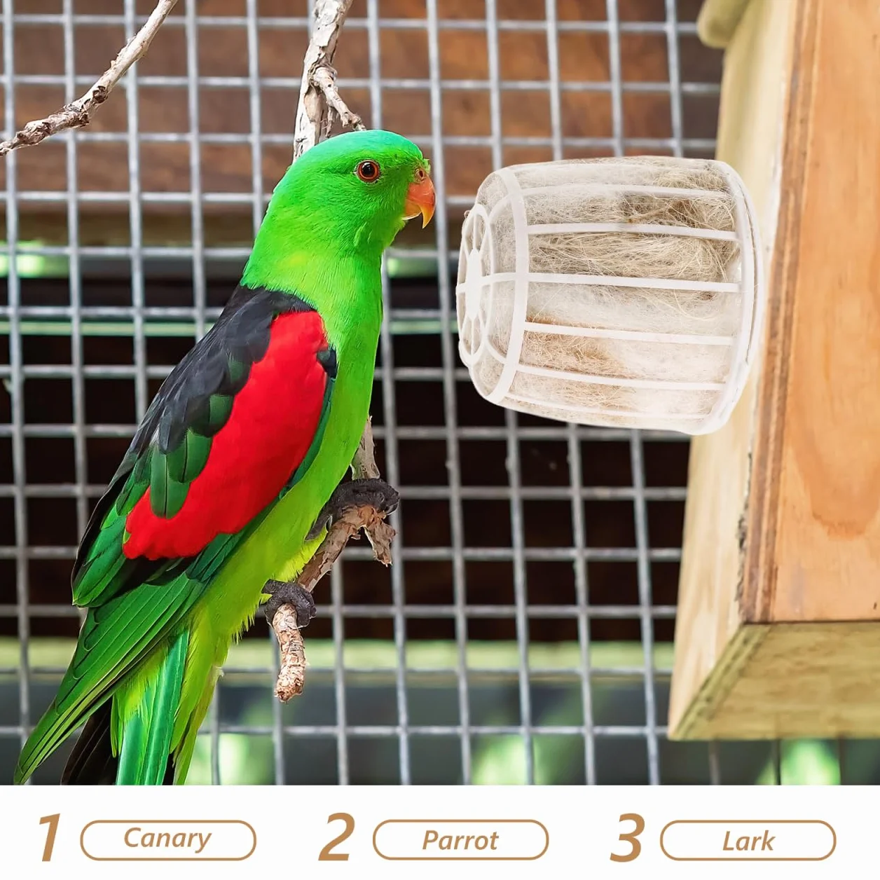 Matériau nid d'oiseaux en jute respirant 100% naturel pour nichoirs