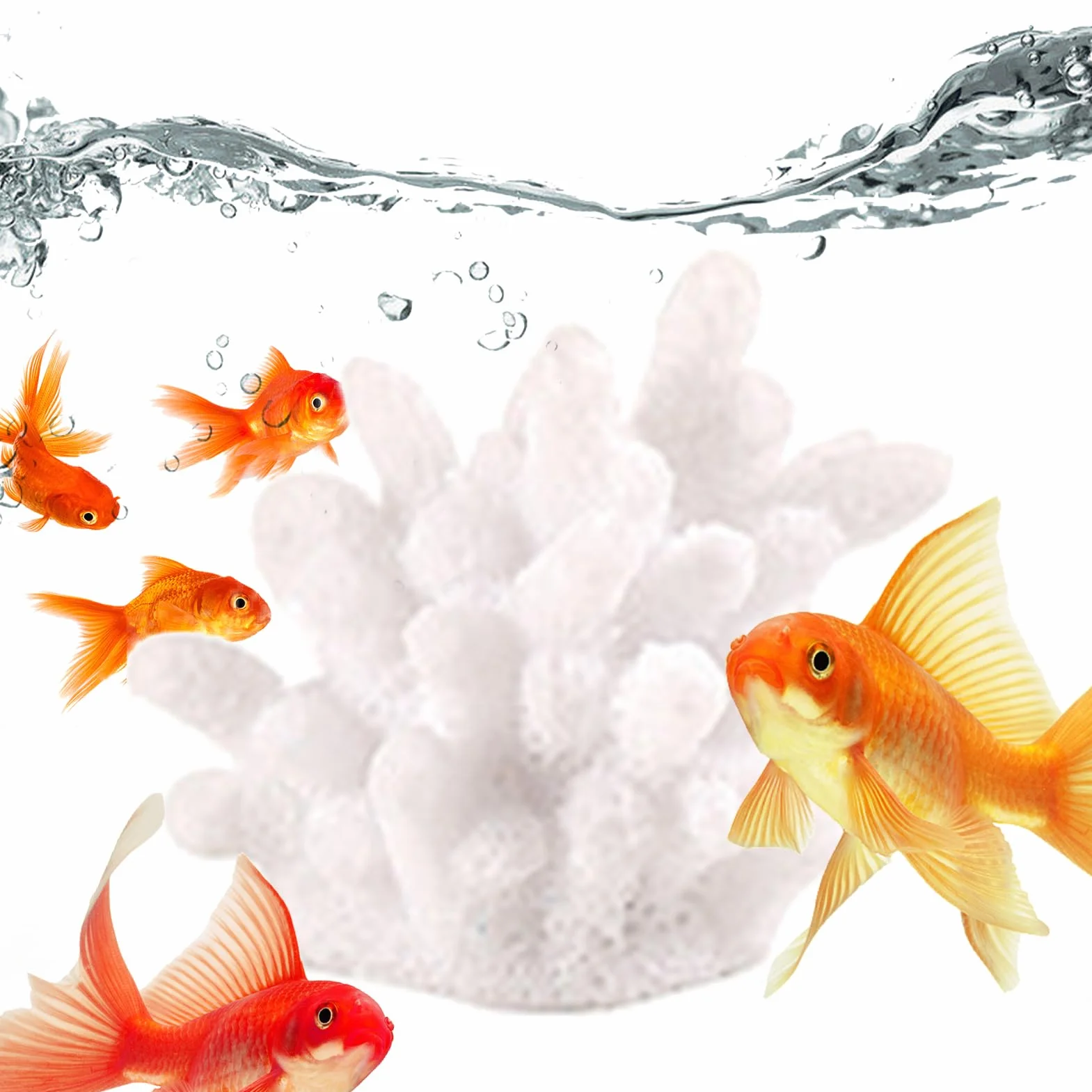 Ornements artificiels de décoration de corail pour aquarium - Petit décor de poissons de corail