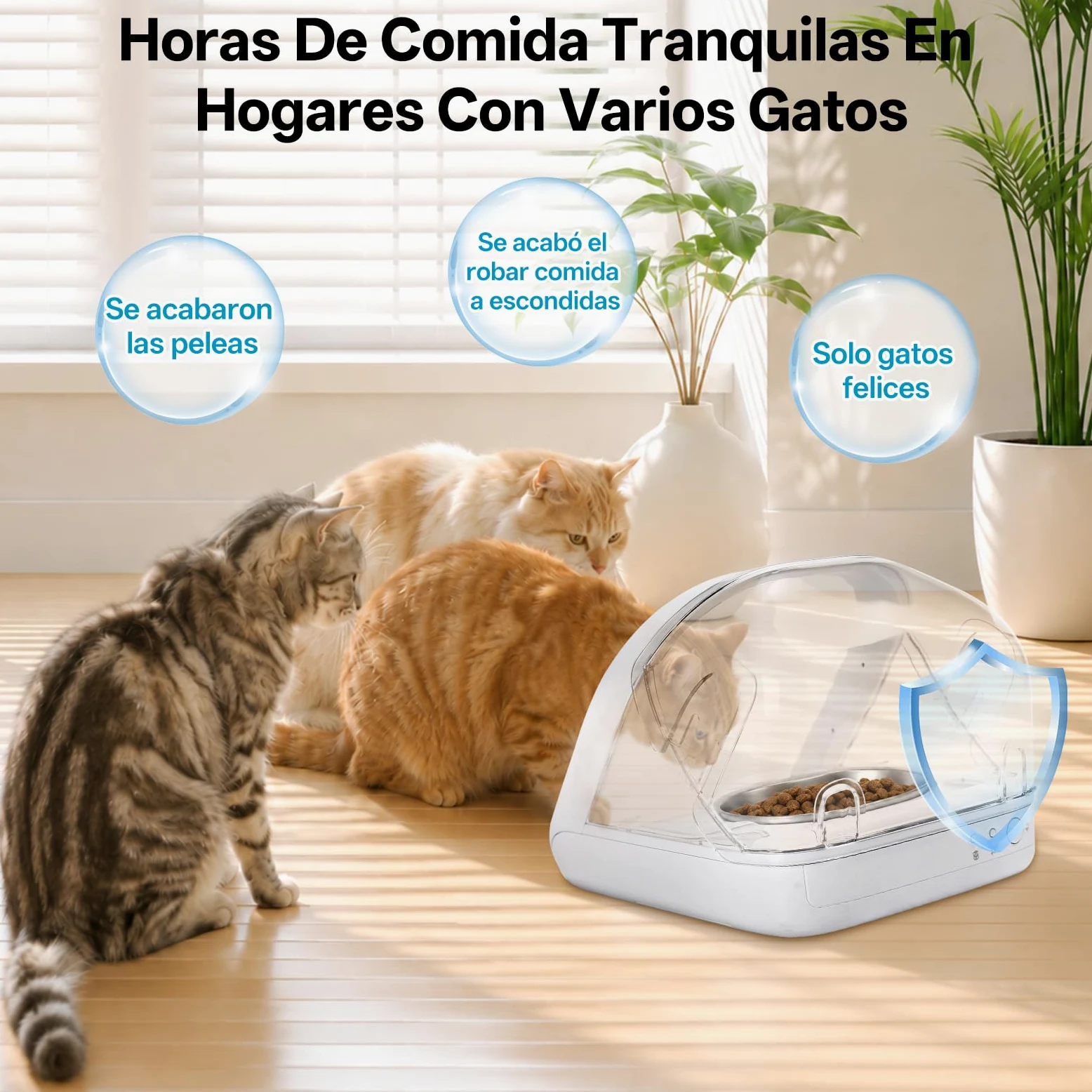 2 Packs Protection Arrière pour Distributeur Automatique de Nourriture à Puce électronique pour Animaux de Compagnie, empêchant Les Autres Animaux de Manger la Nourriture Qui se Trouve derrière