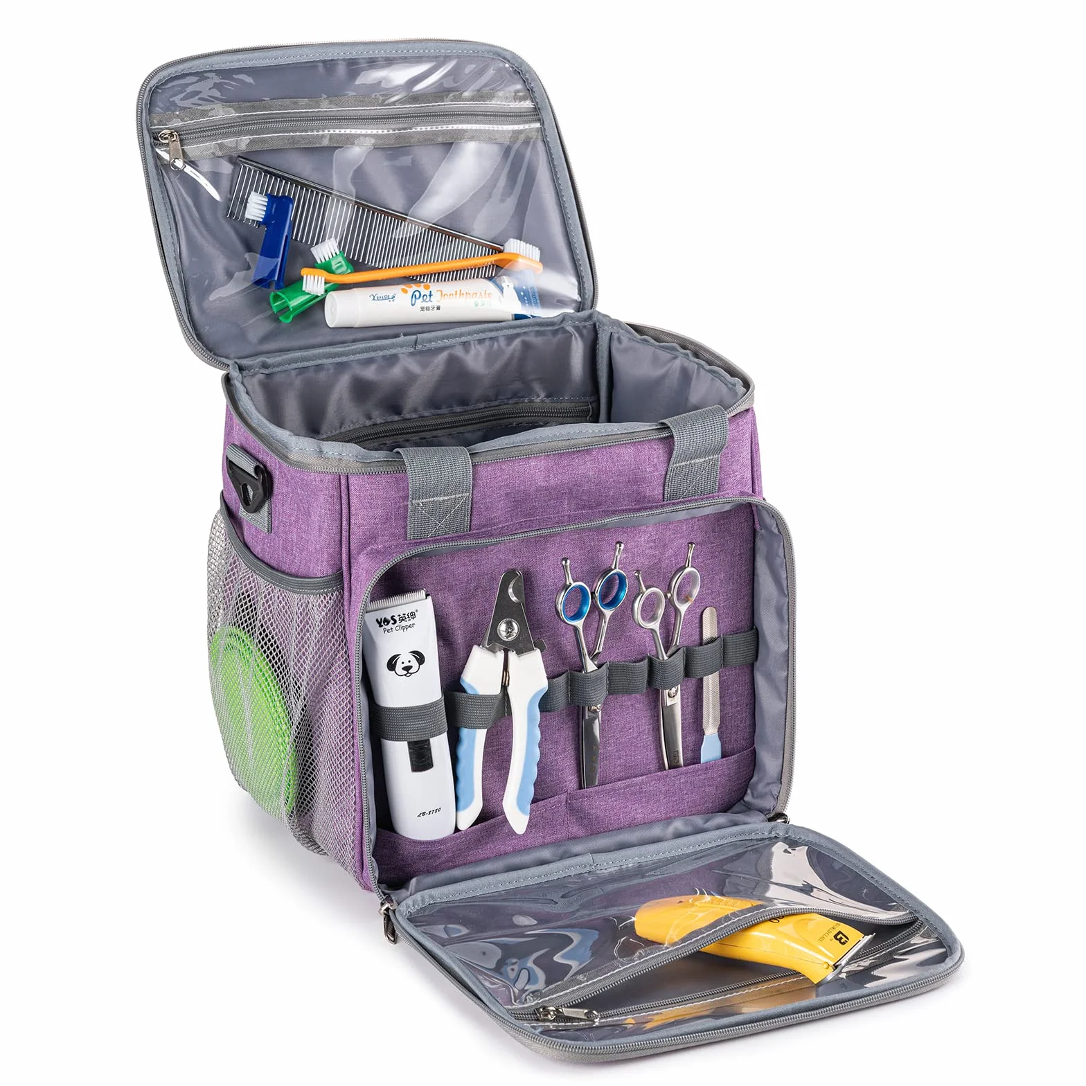 Sac de toilettage pour animaux de compagnie chien transport accessoires