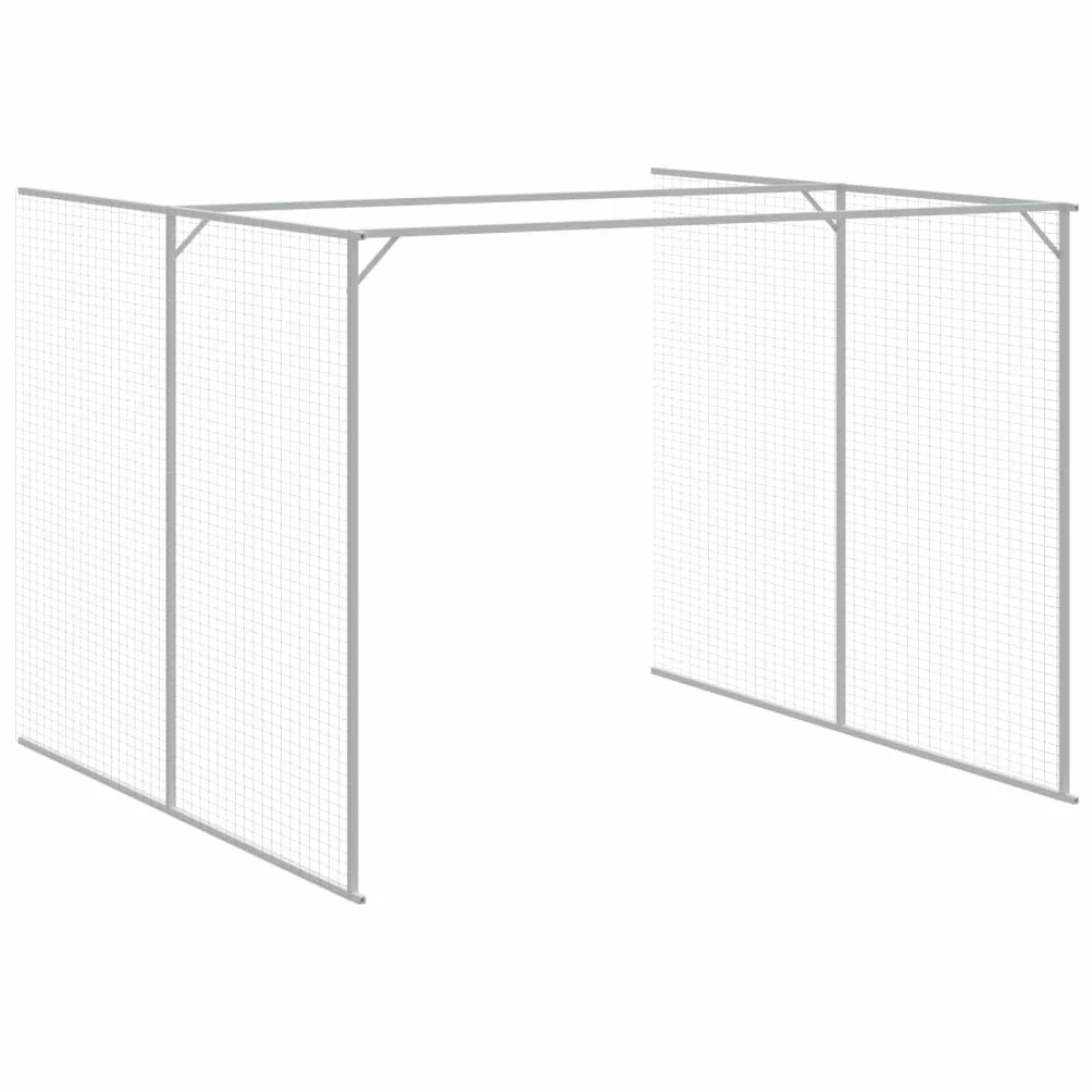 Niche pour chien gris clair 214x457x181 cm