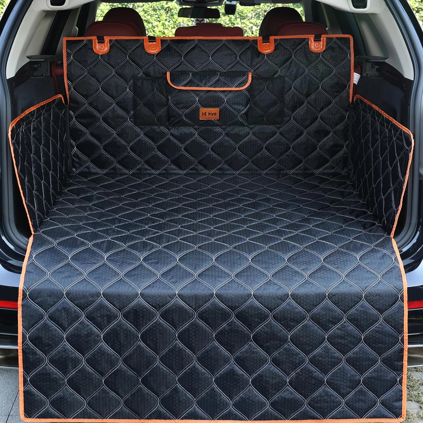 KYG Housse Coffre Voiture Chien Protection Latérale Imperméable Antidérapant 185x105cm