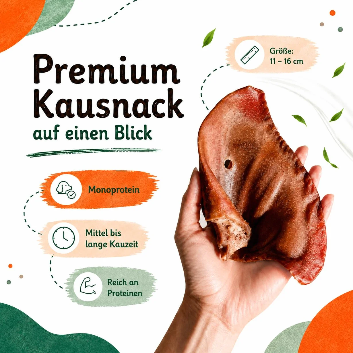 Lot de Oreilles de Porc pour Chiens 1kg, Environ friandises à mâcher 100% Naturelles sans Produits Chimiques, sans céréales, Article à mâcher pour Petits et Grands Chiens, Lucze