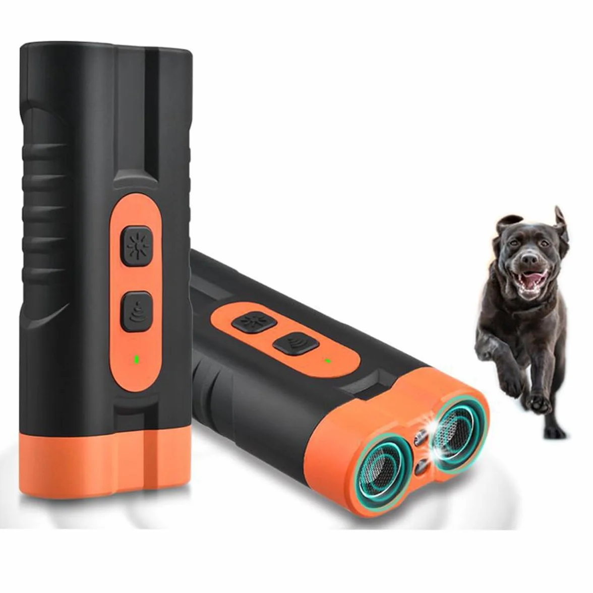 Dispositif anti-aboiement rechargeable pour chien avec LED clignotante intérieur extérieur